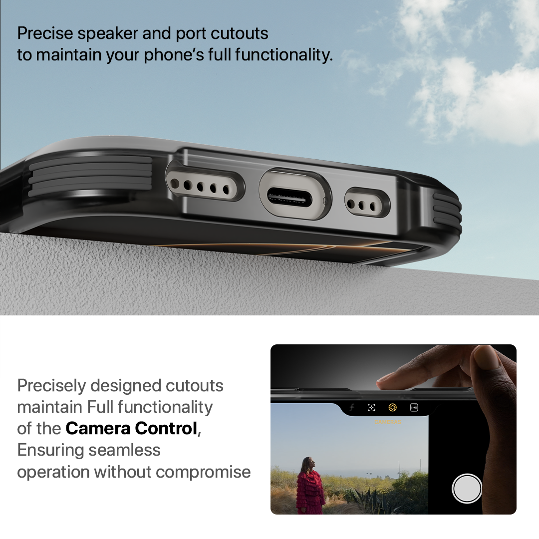 Grip Armour Case Cover For iPhone 16 Pro