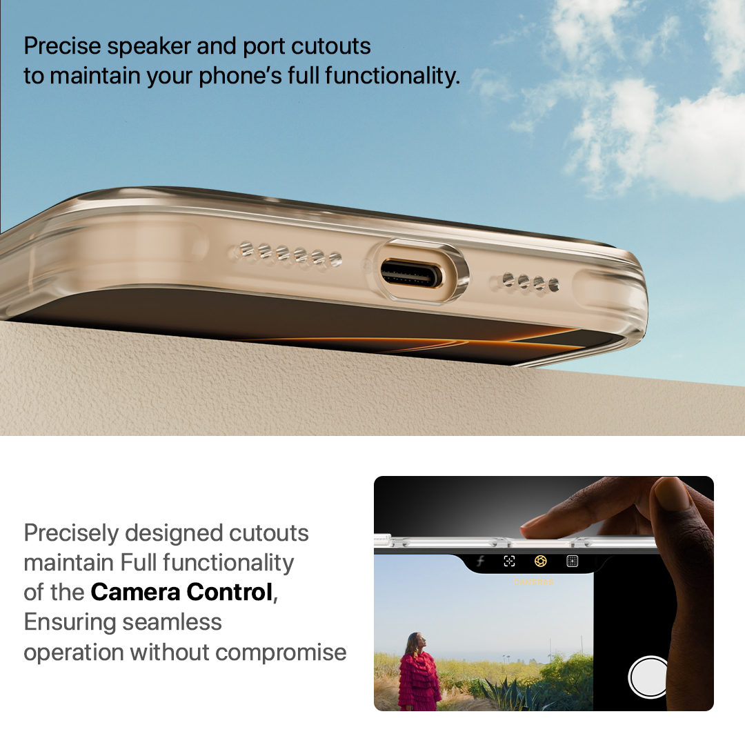 Super Crystal Case Cover For iPhone 16 Pro Max