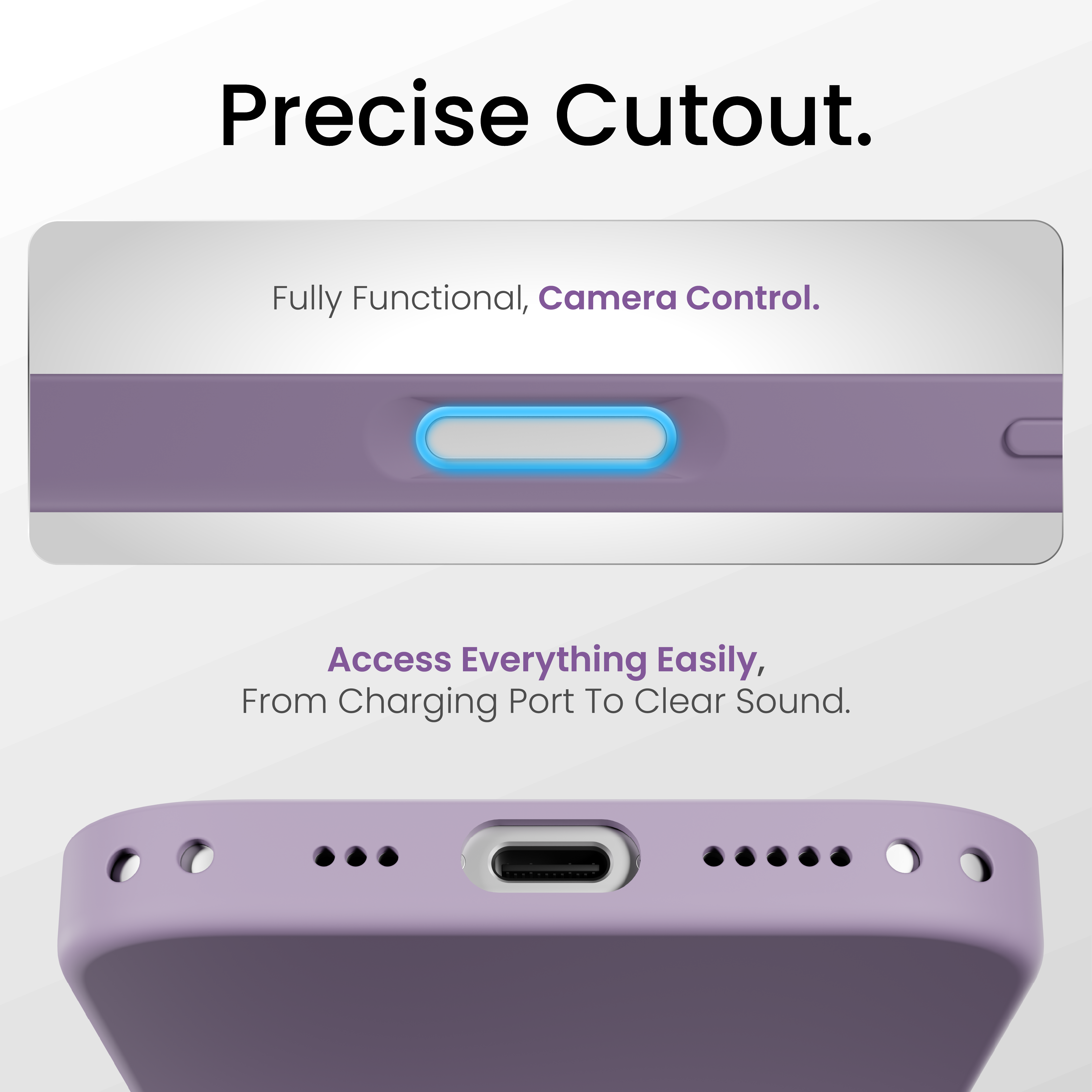 Silicone Snap Fit Case Cover For iPhone 17