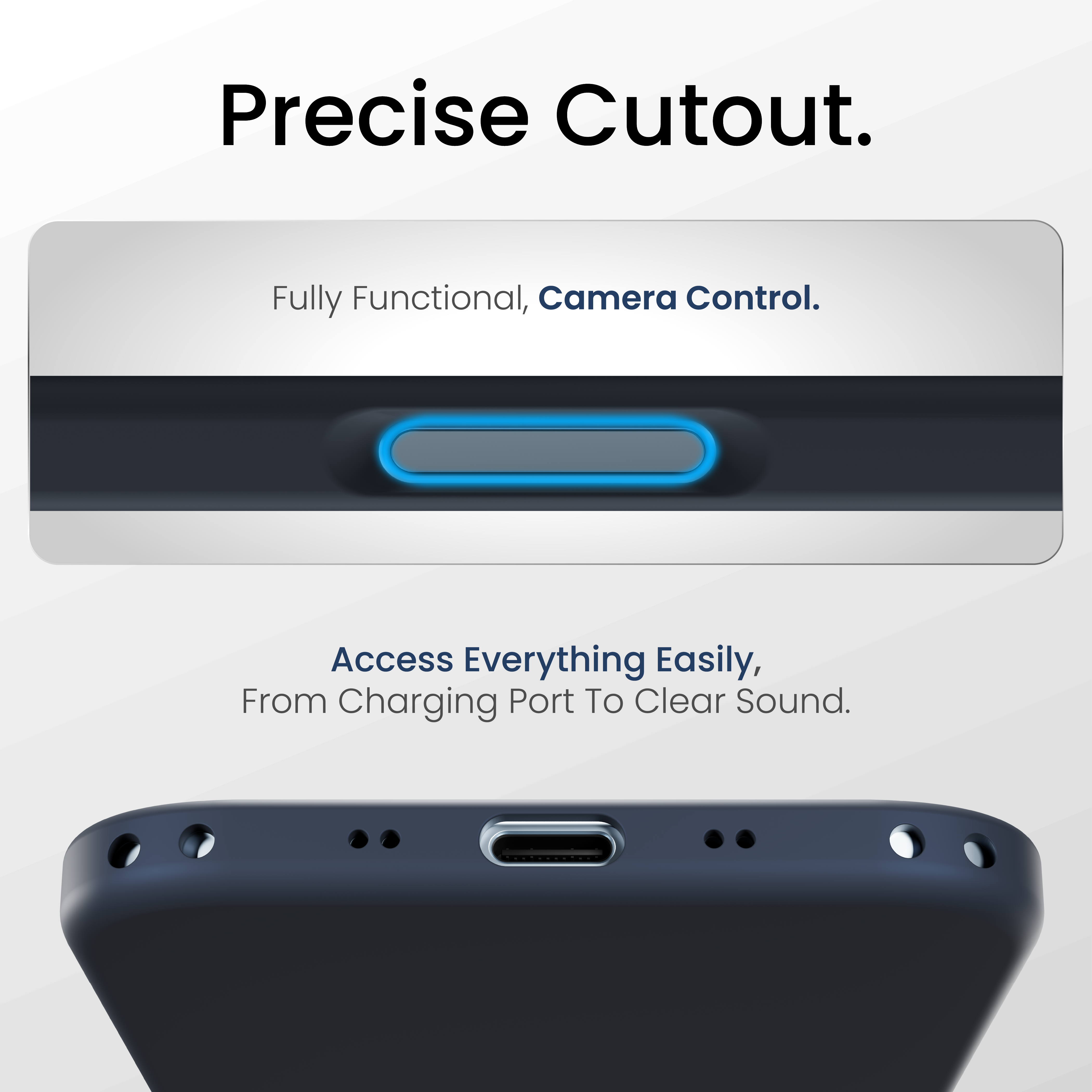 Silicone Snap Fit Case Cover For iPhone Air