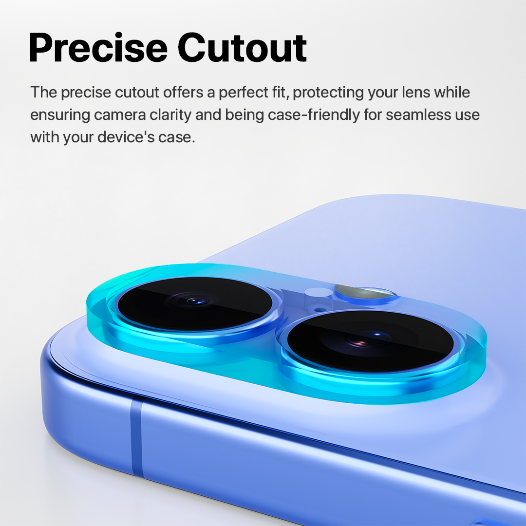 Clear Lens Protector For iPhone 16