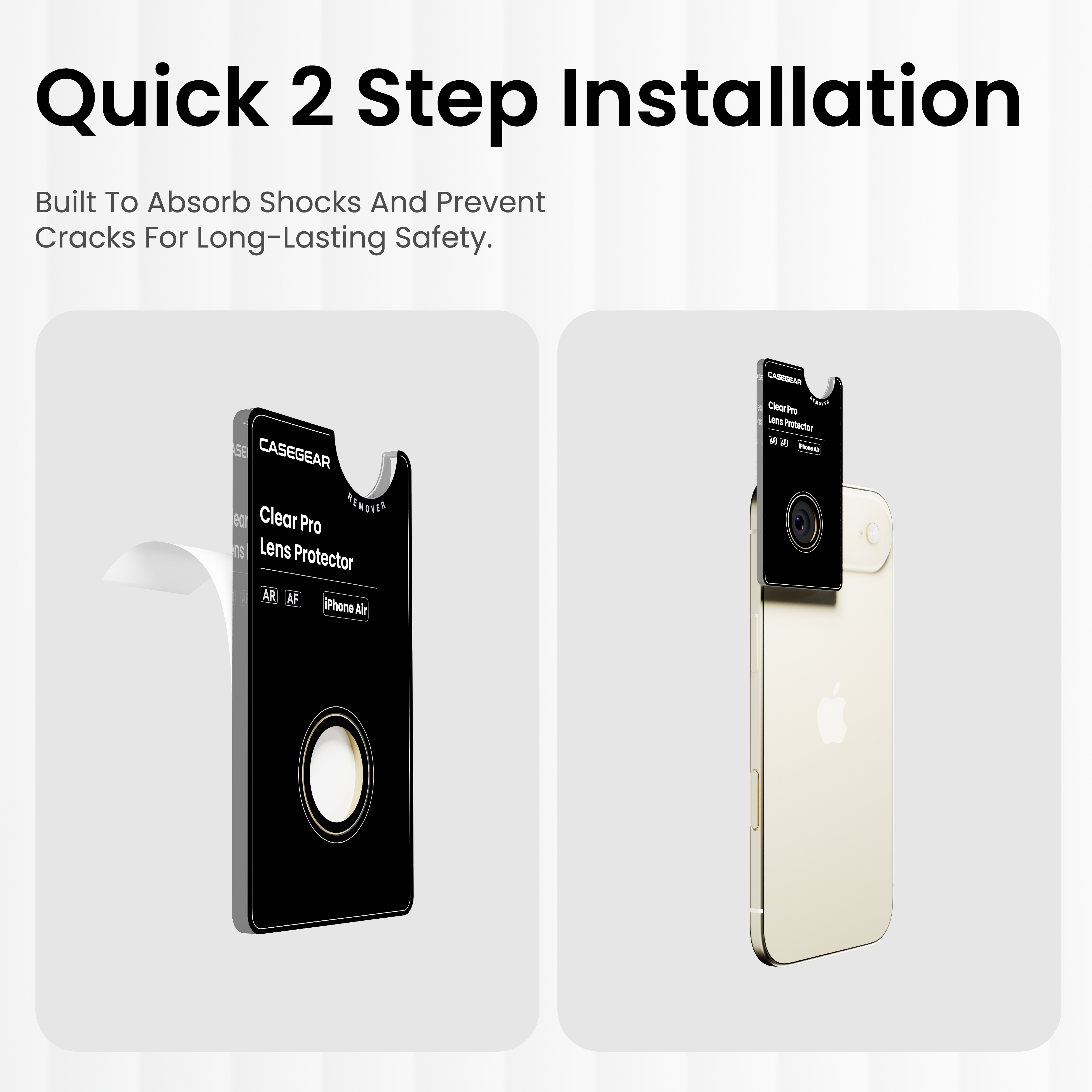 Clear Pro Lens Protector For iPhone Air