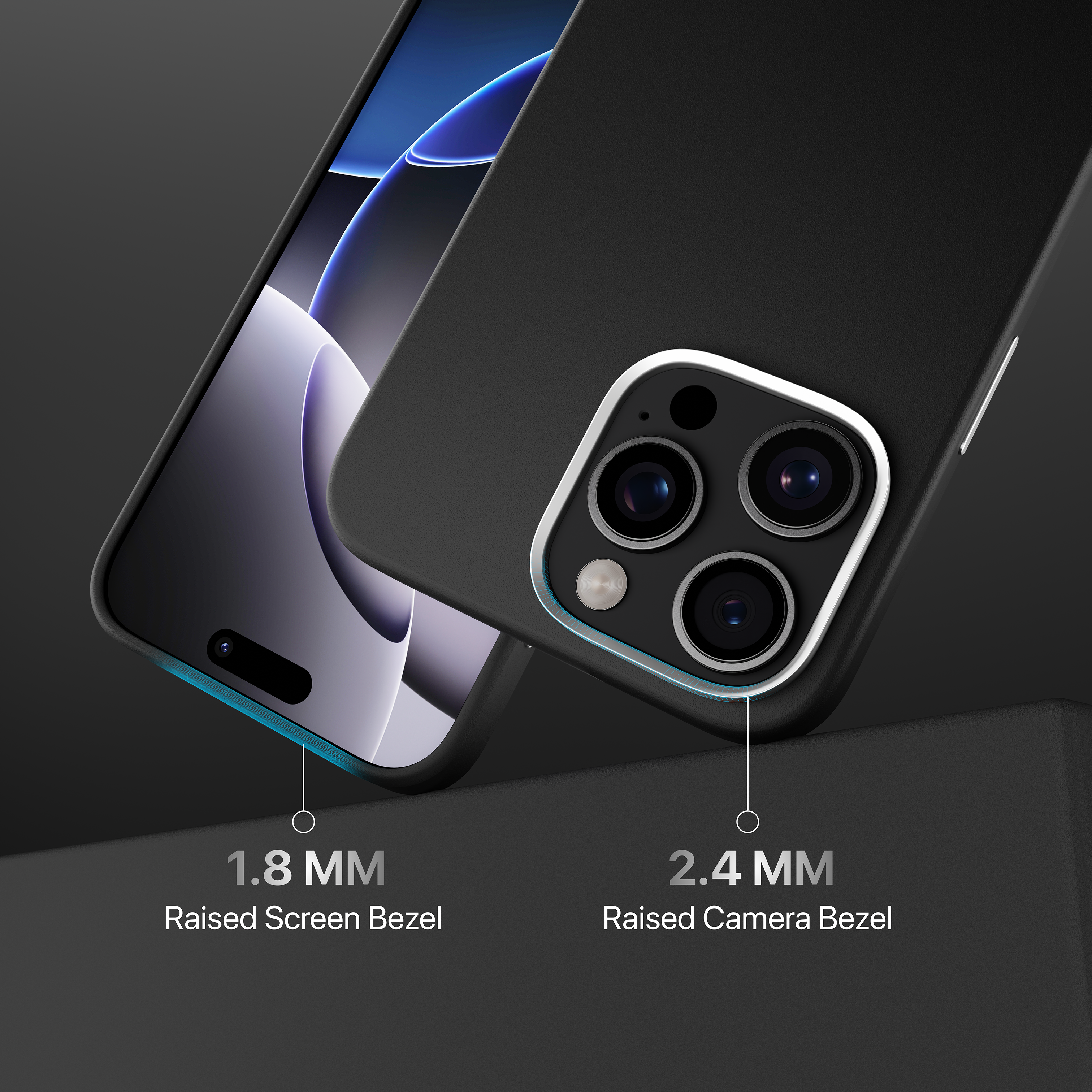 Modern Leatherite Case Cover For iPhone 16 Pro Max