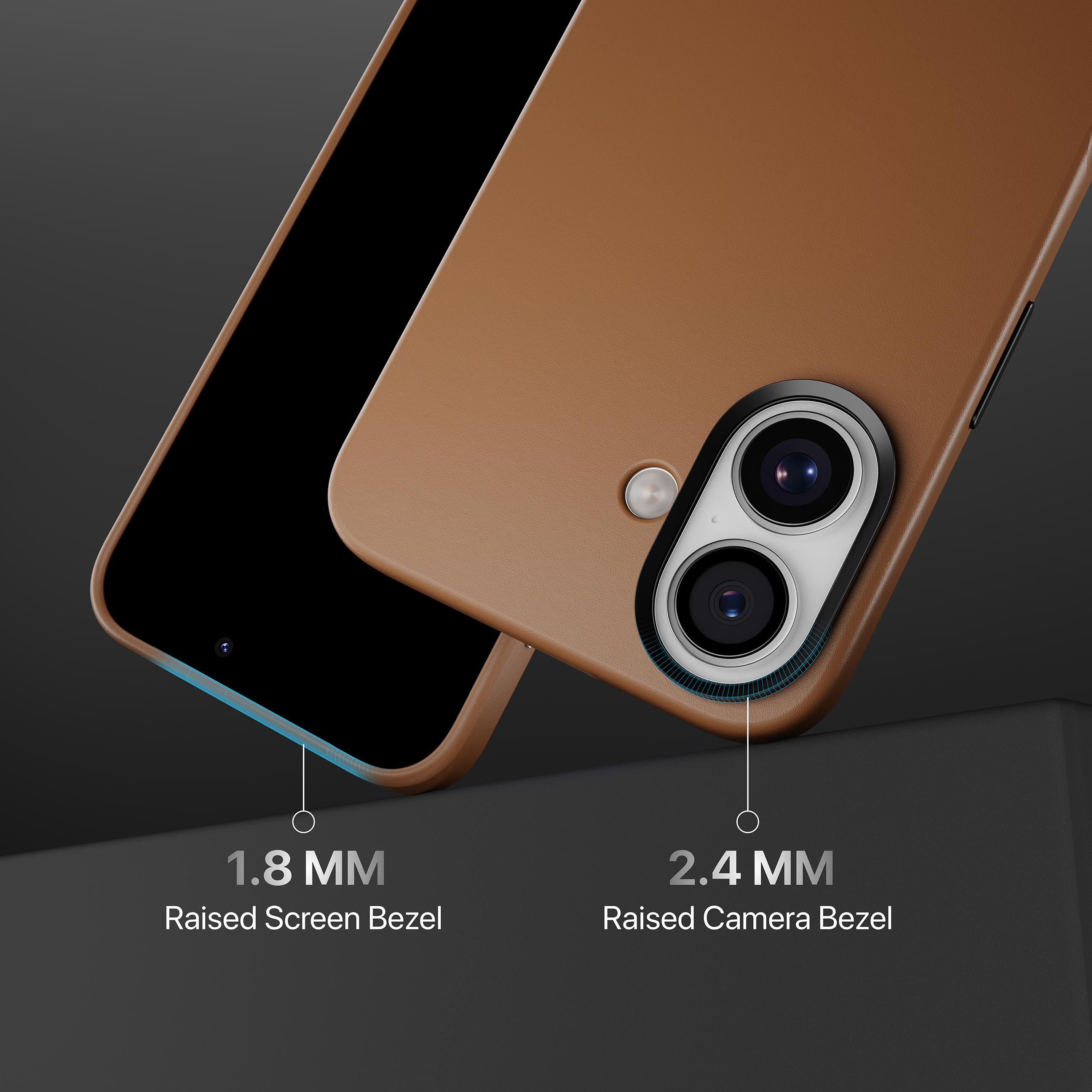 Modern Leatherite Case Cover For iPhone 16 Plus