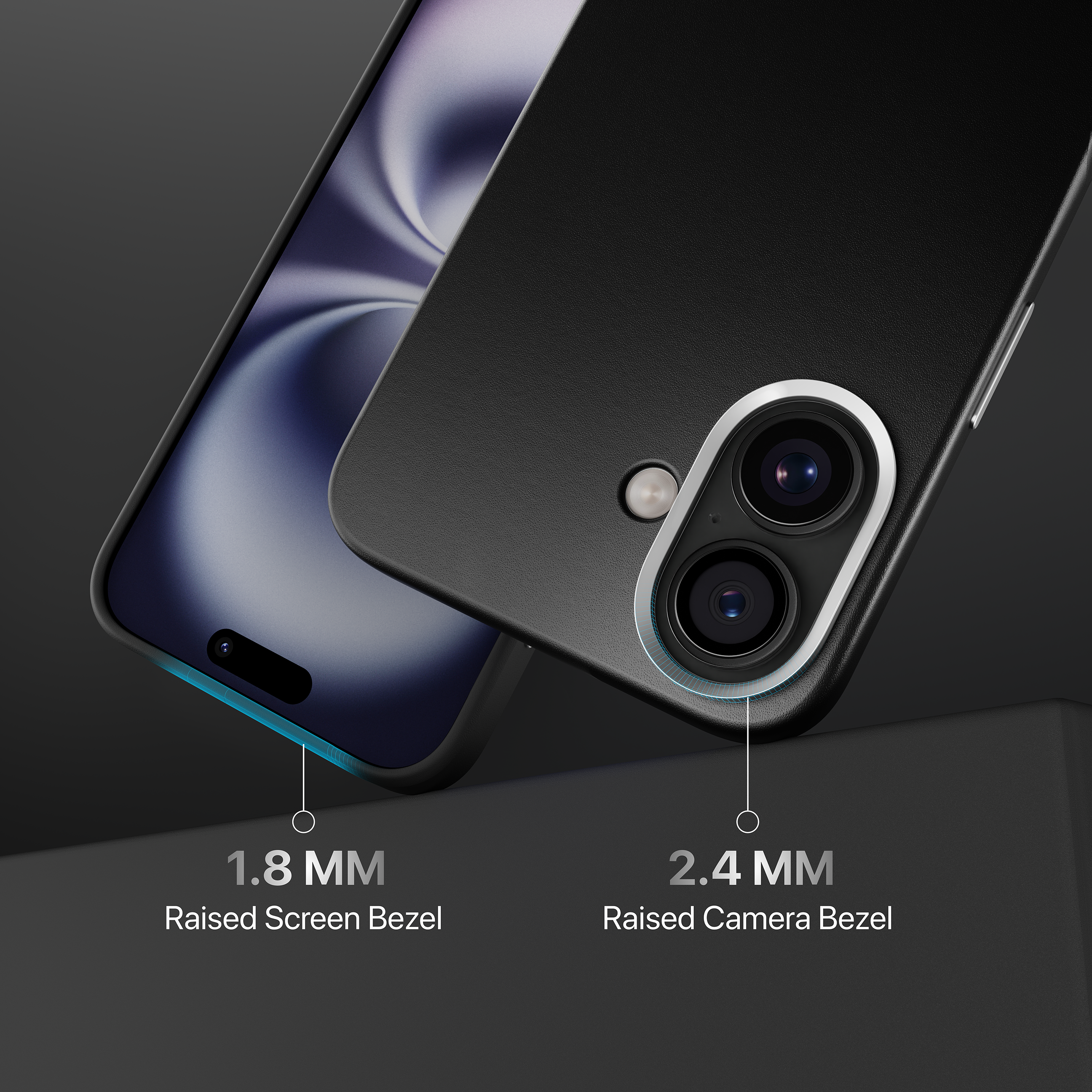 Modern Leatherite Case Cover For iPhone 16 Plus