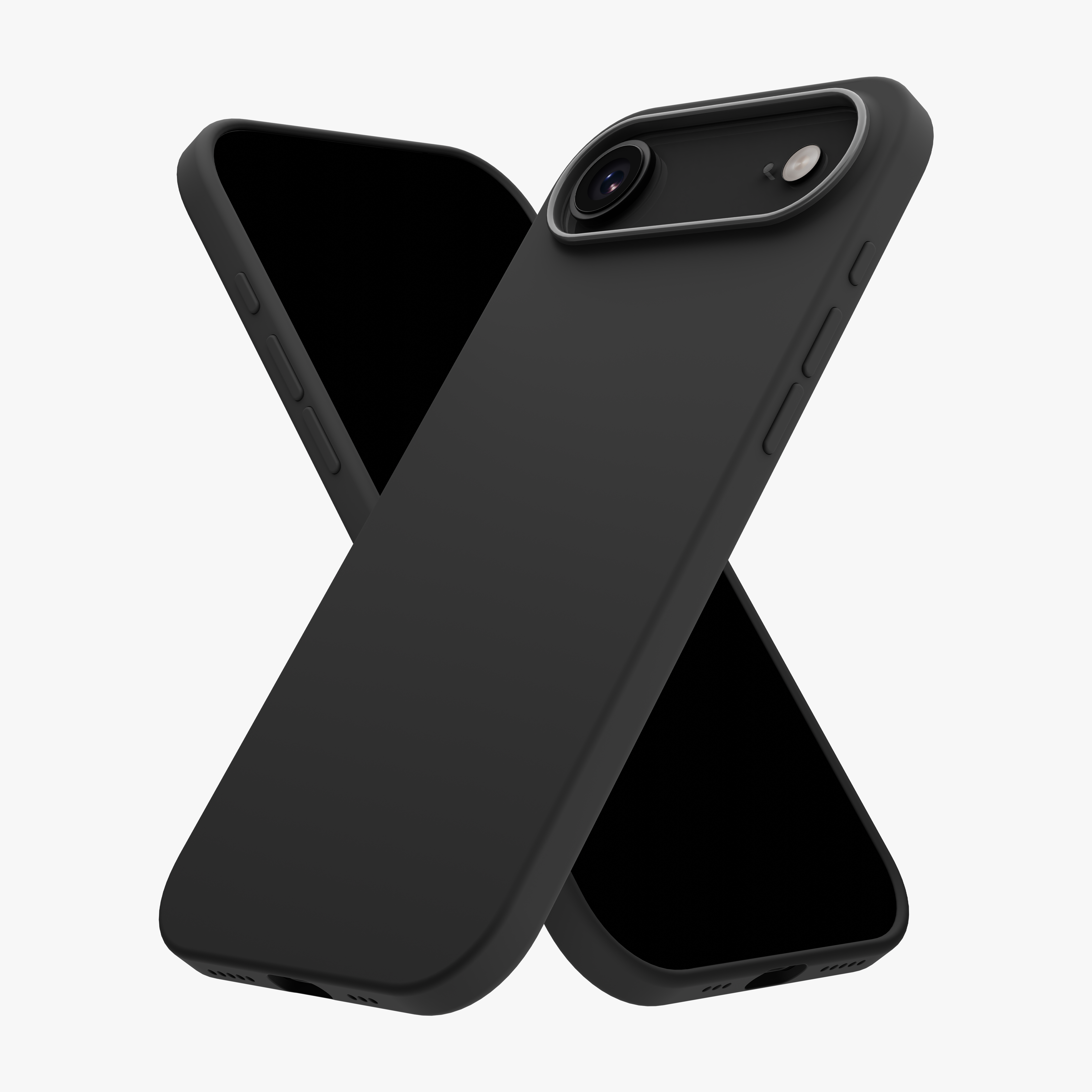 Silicone Snap Fit Case Cover For iPhone 17 Air
