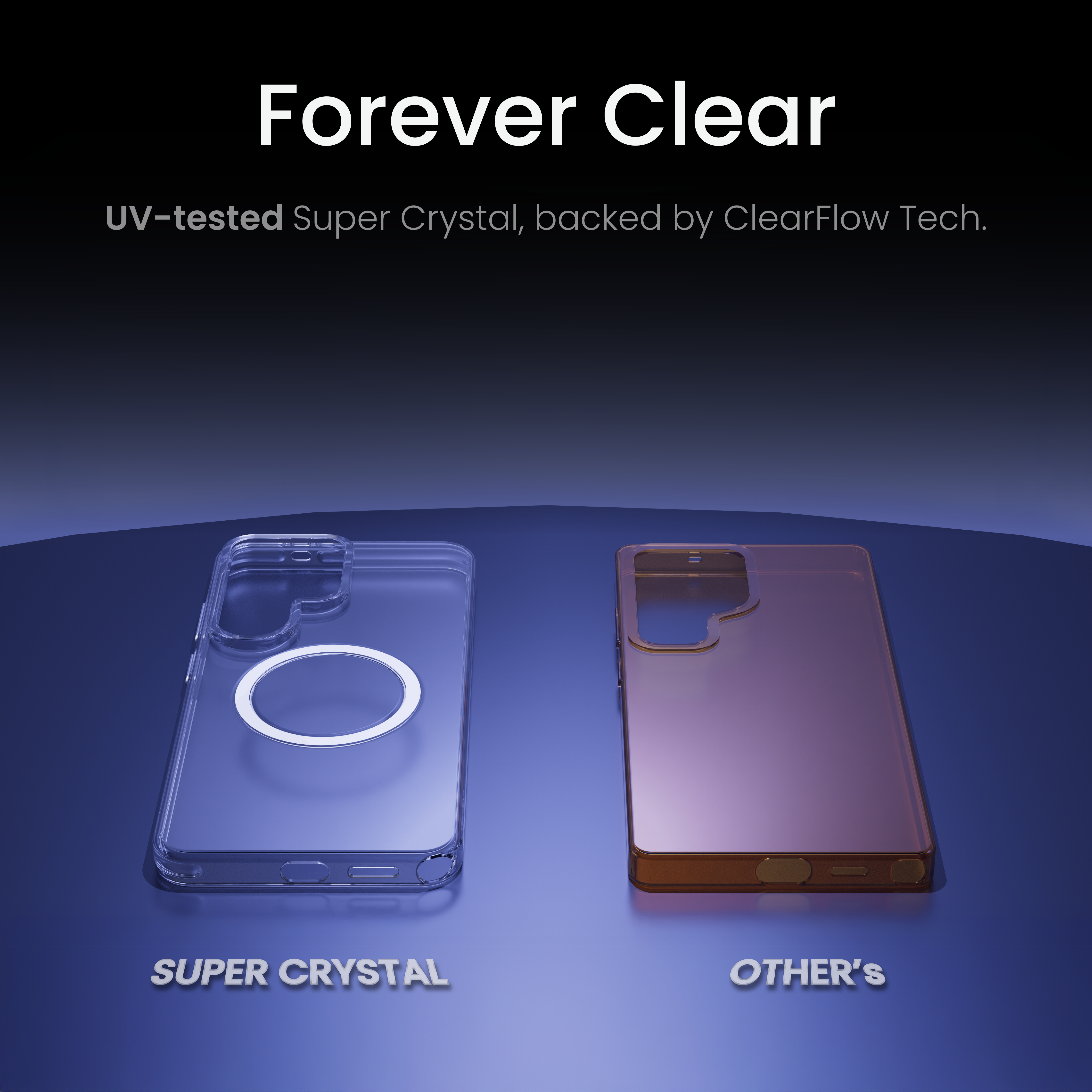 Super Crystal Case Cover For Samsung S26 Ultra