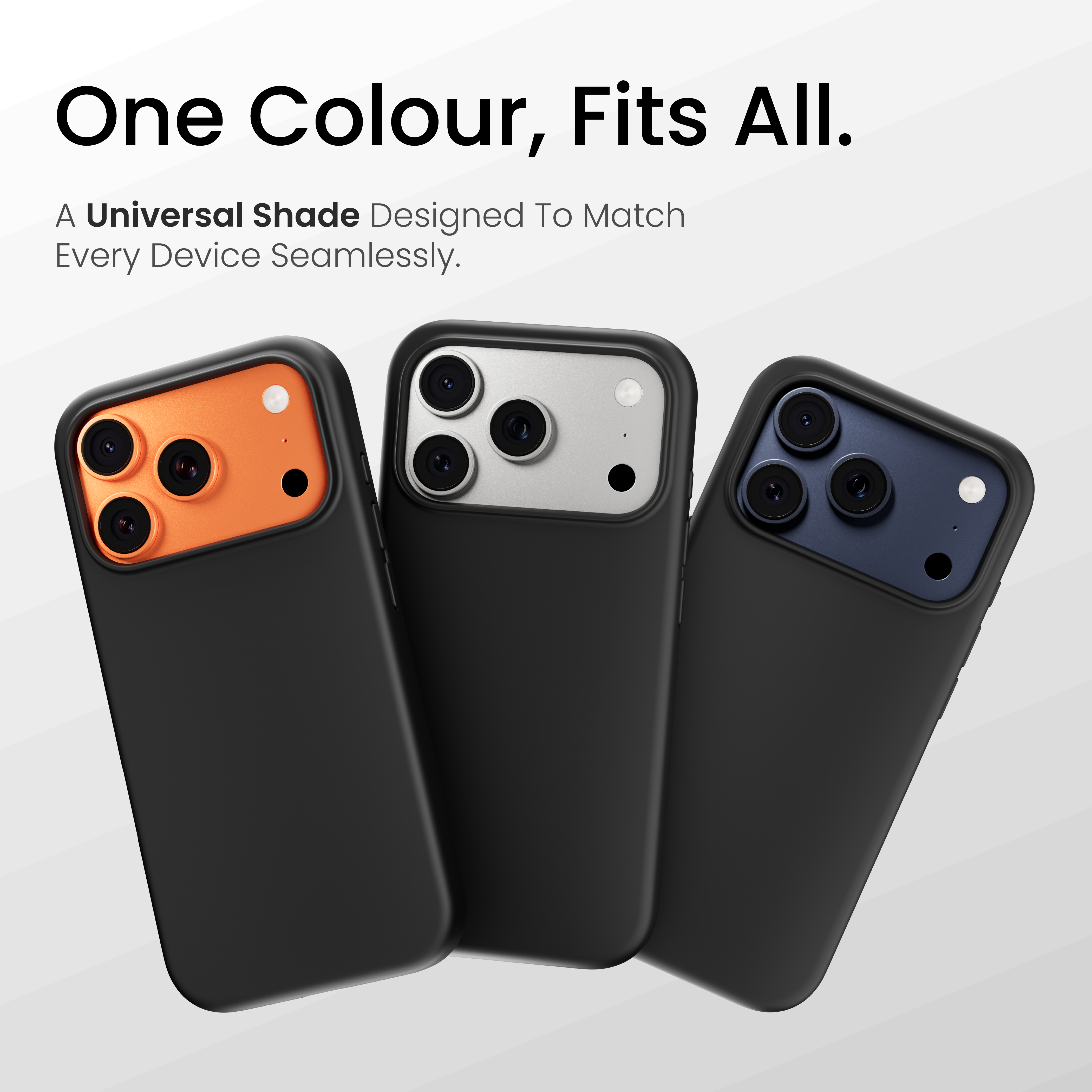 Silicone Snap Fit Case Cover For iPhone 17 Pro Max