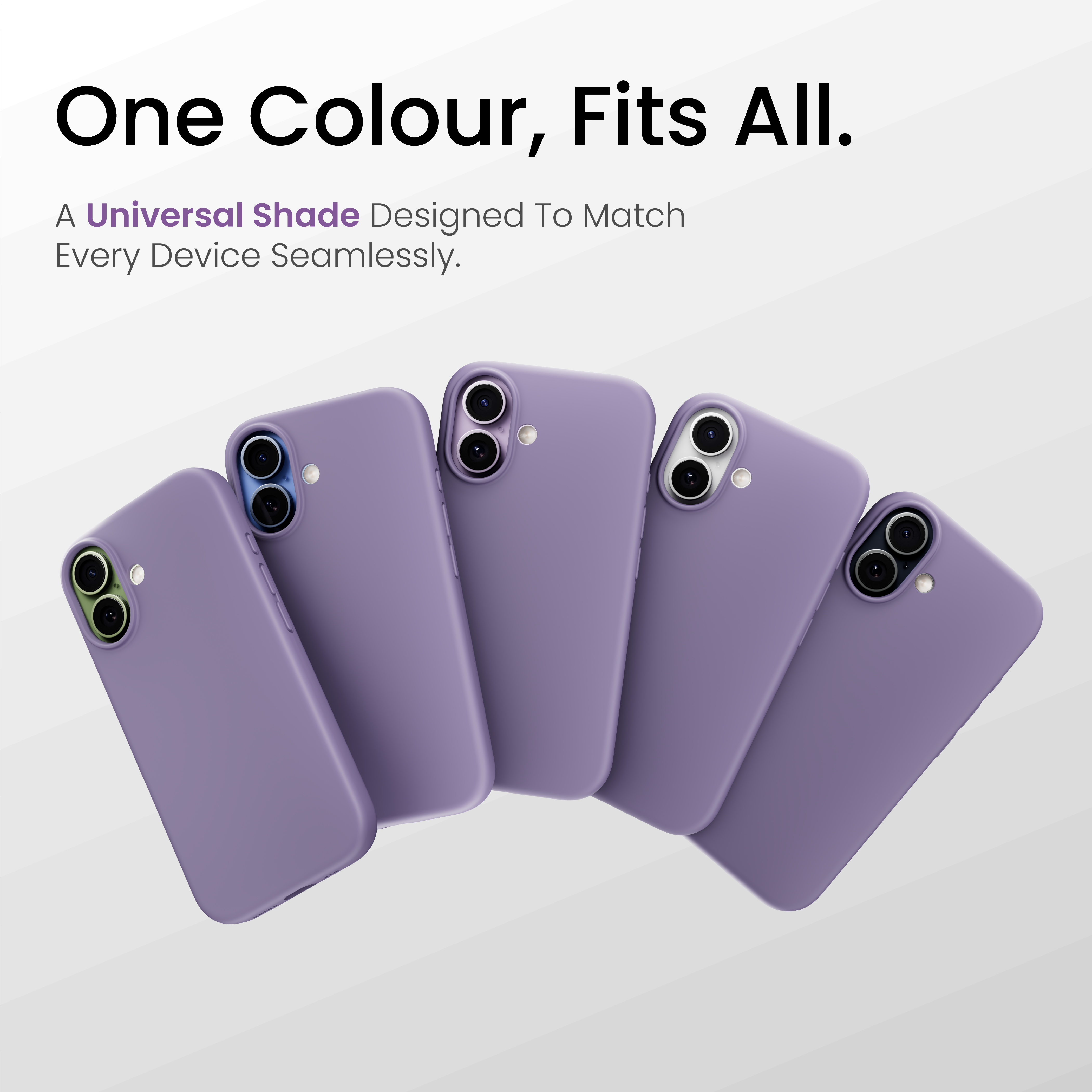 Silicone Snap Fit Case Cover For iPhone 17