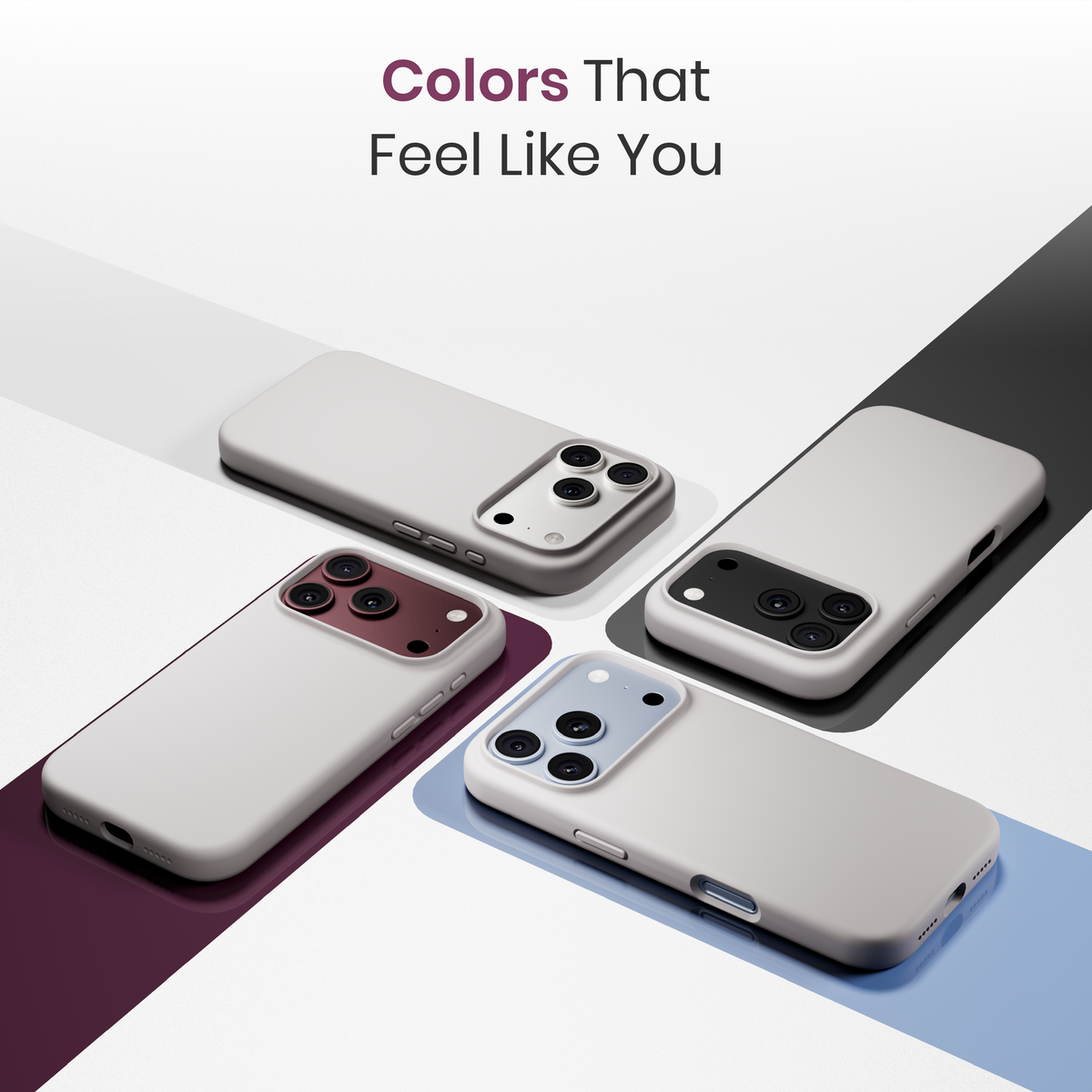 Silicone Snap Fit Case Cover For iPhone 18 Pro