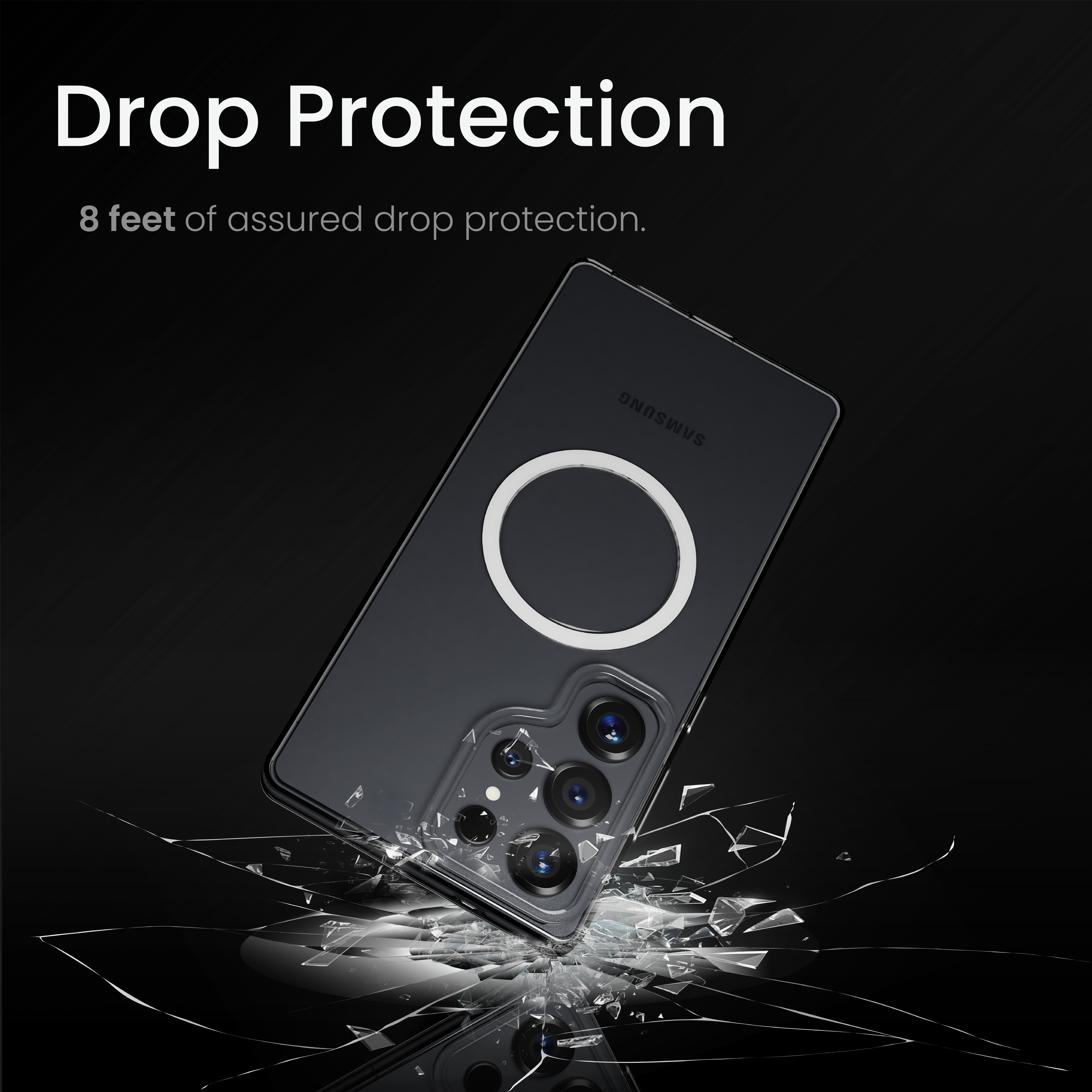 Super Crystal Case Cover For Samsung S25 Ultra
