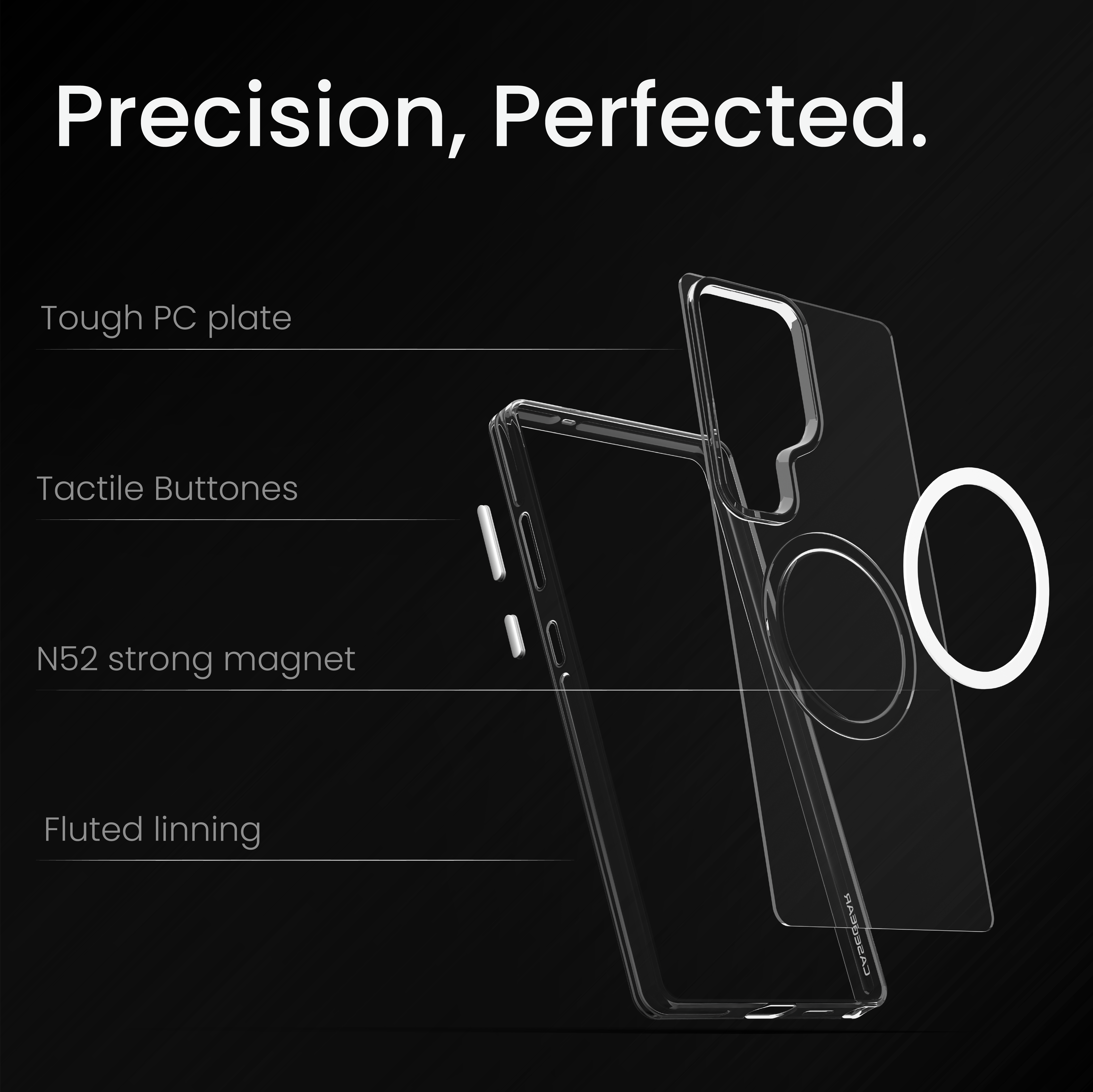 Super Crystal Case Cover For Samsung S25 Ultra