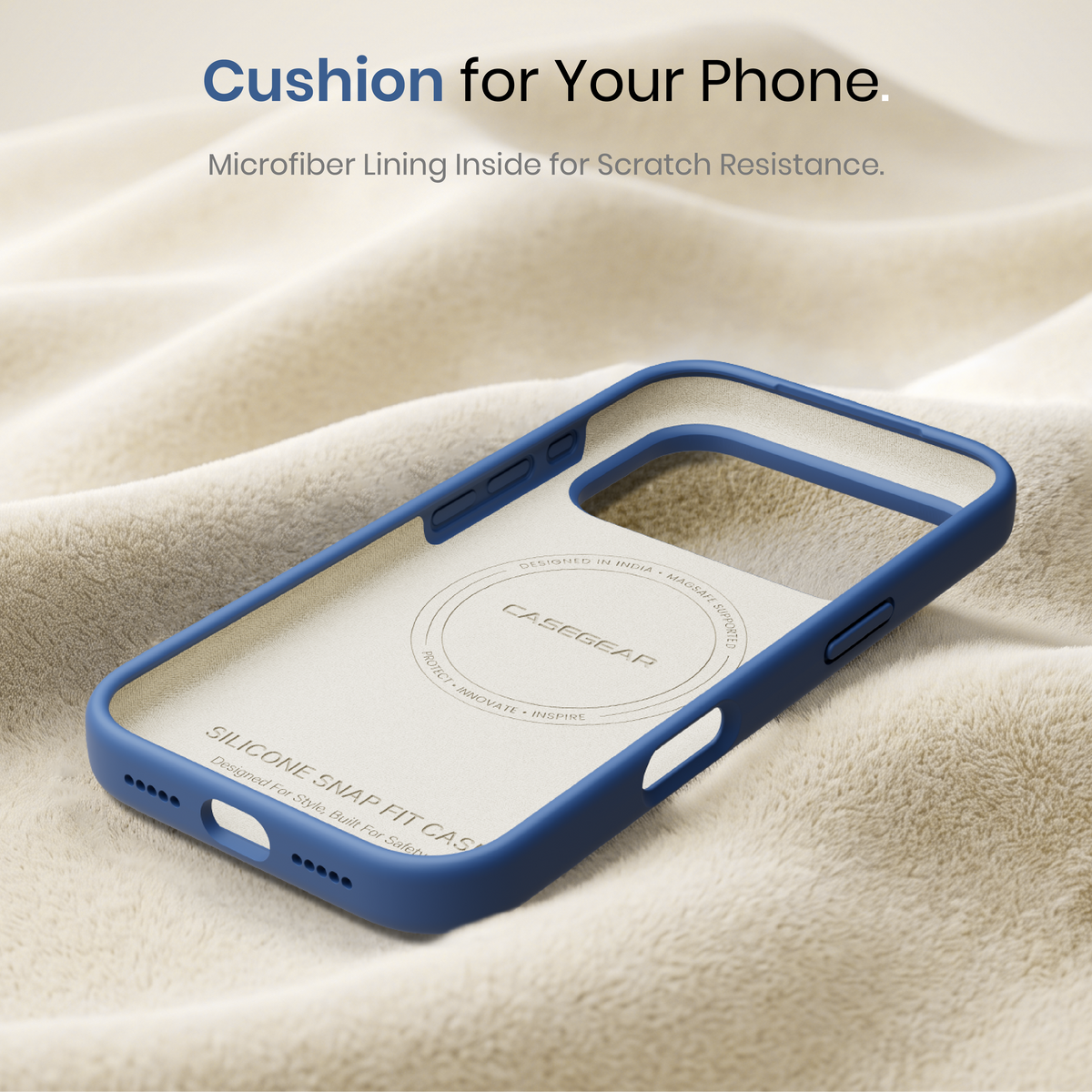 Silicone Snap Fit Case Cover For iPhone 18 Pro