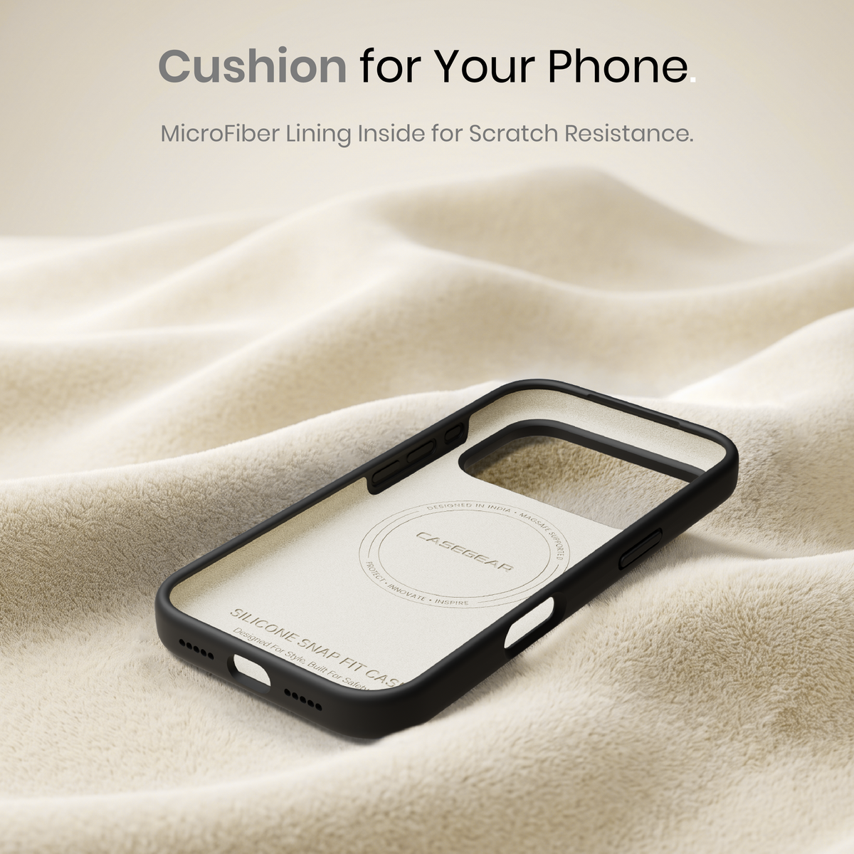 Silicone Snap Fit Case Cover For iPhone 18 Pro Max