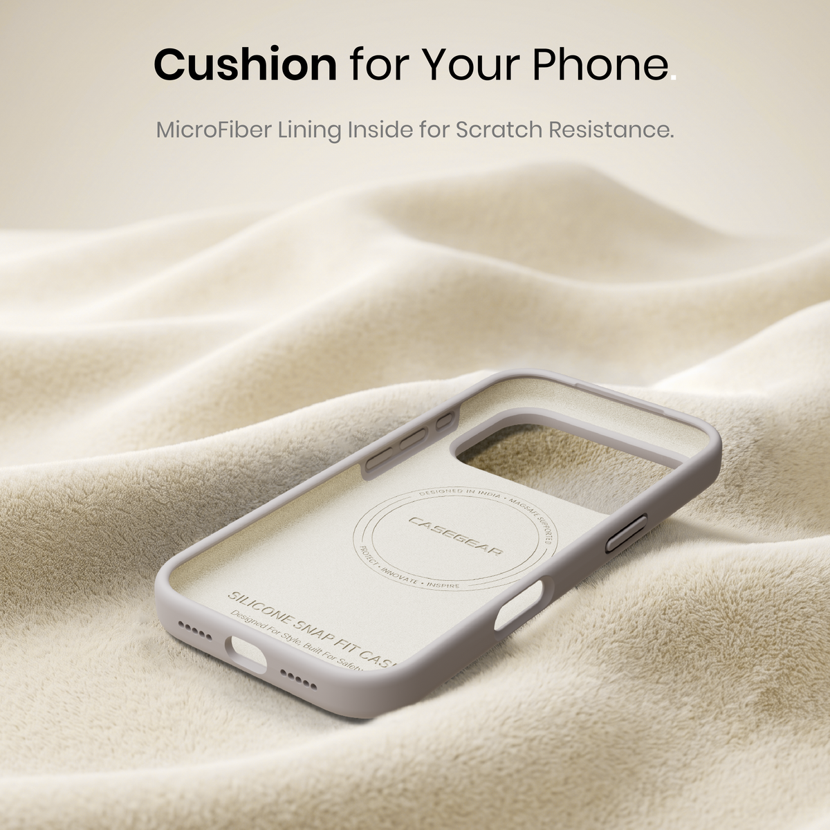 Silicone Snap Fit Case Cover For iPhone 18 Pro Max