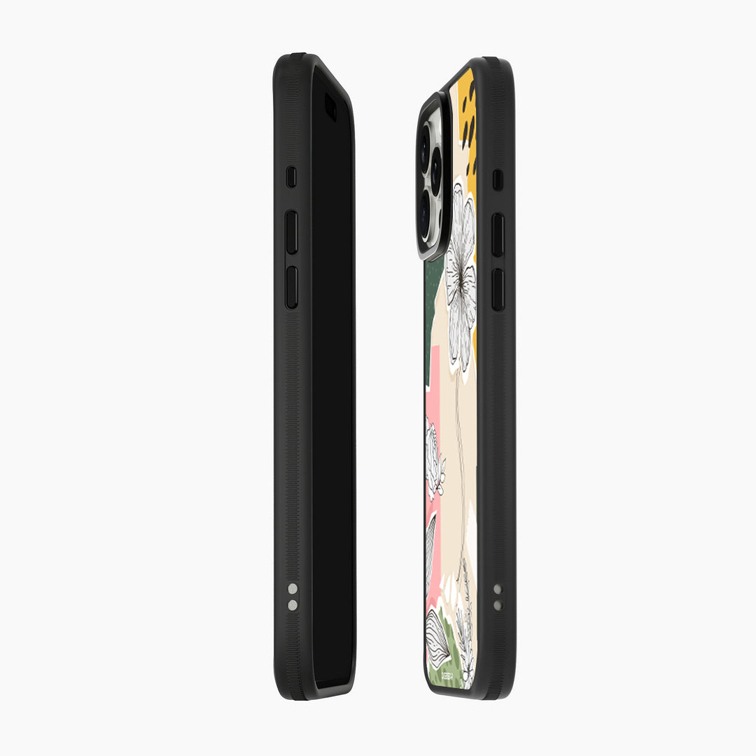 Paper Flower Case For iPhone 15 Pro