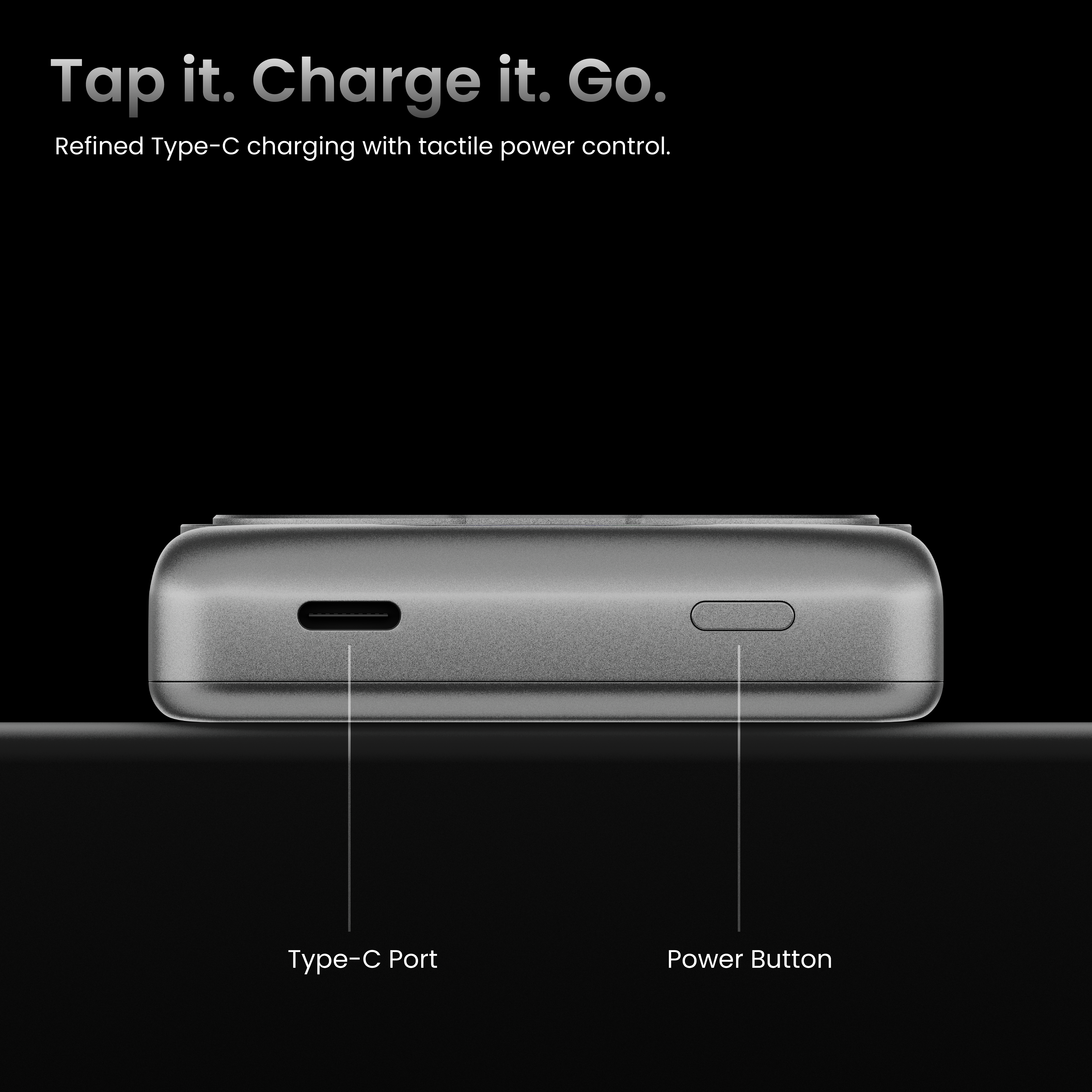 ACE 10000 mAh MagSafe Compatible Aluminium Powerbank For All Day Charging