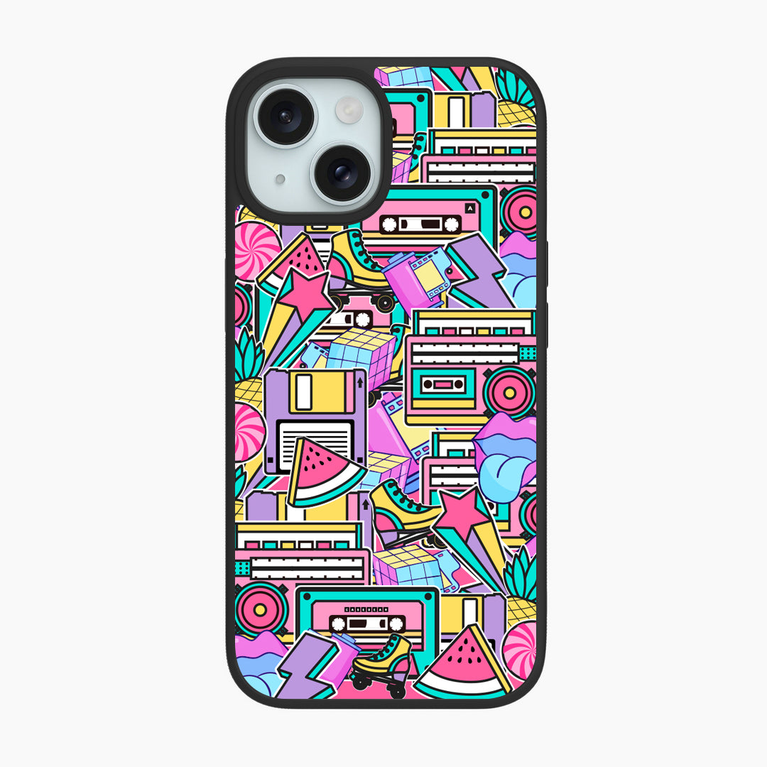 Retro Revival Case For iPhone 15