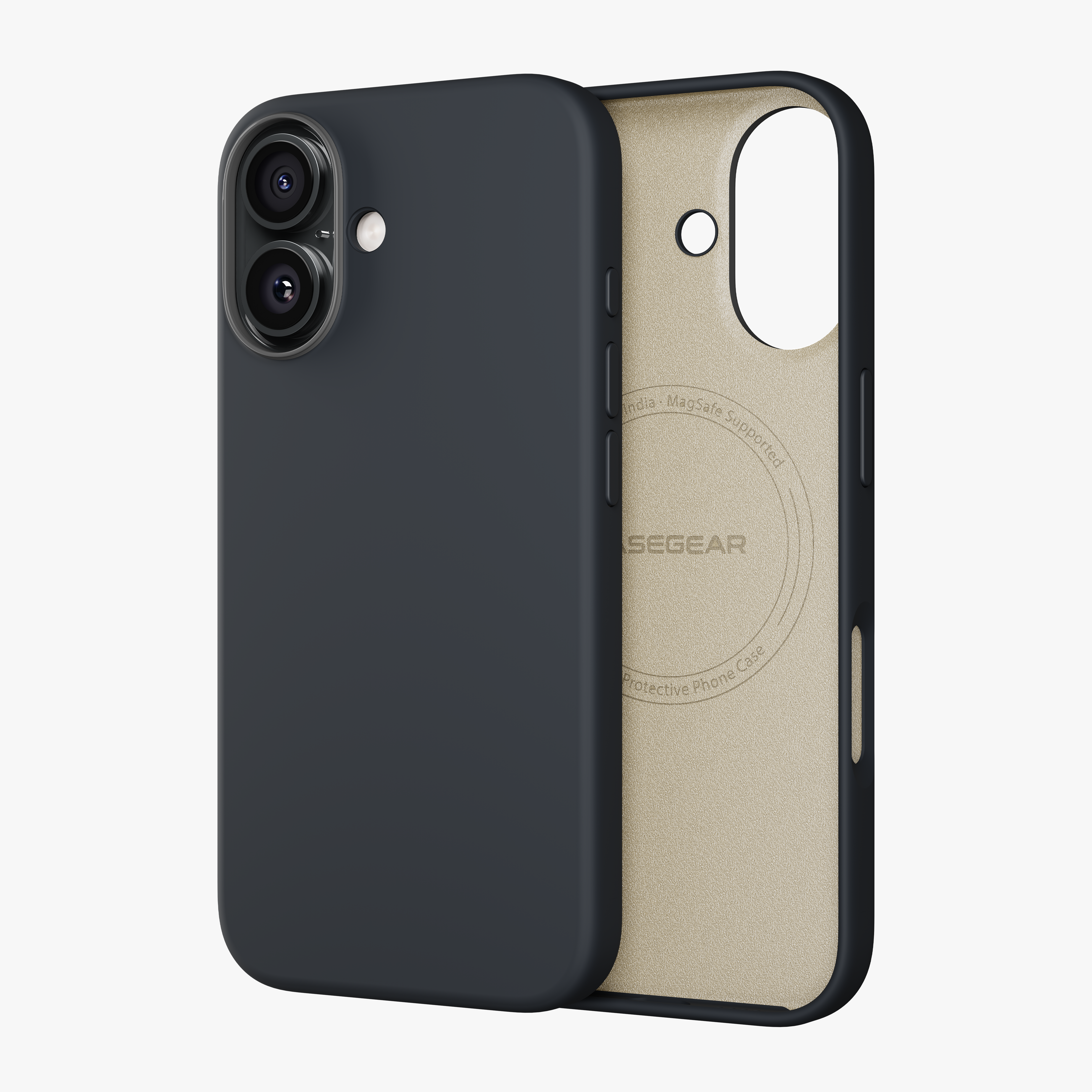 Silicone Snap Fit Case Cover For iPhone 16