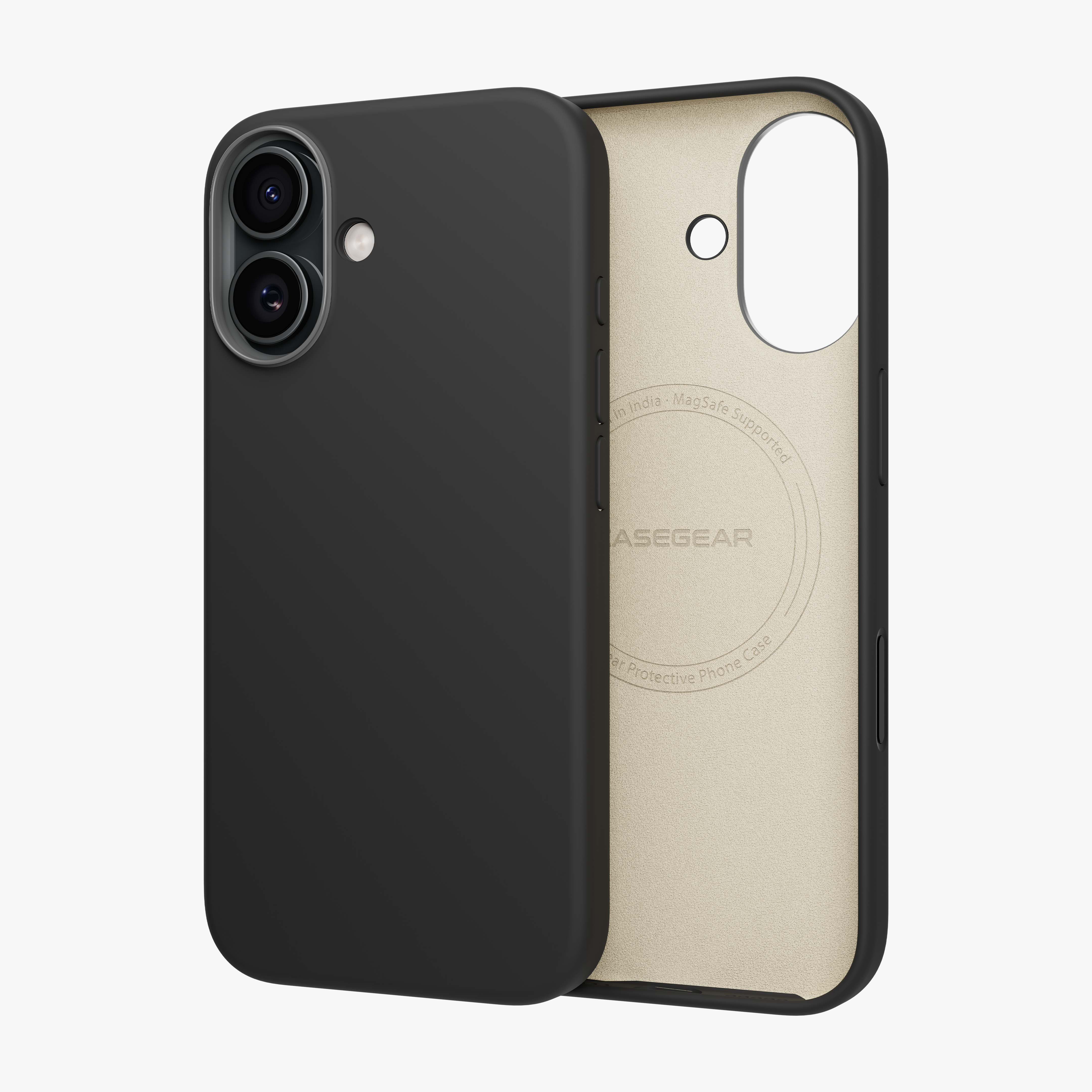 Silicone Snap Fit Case Cover For iPhone 17