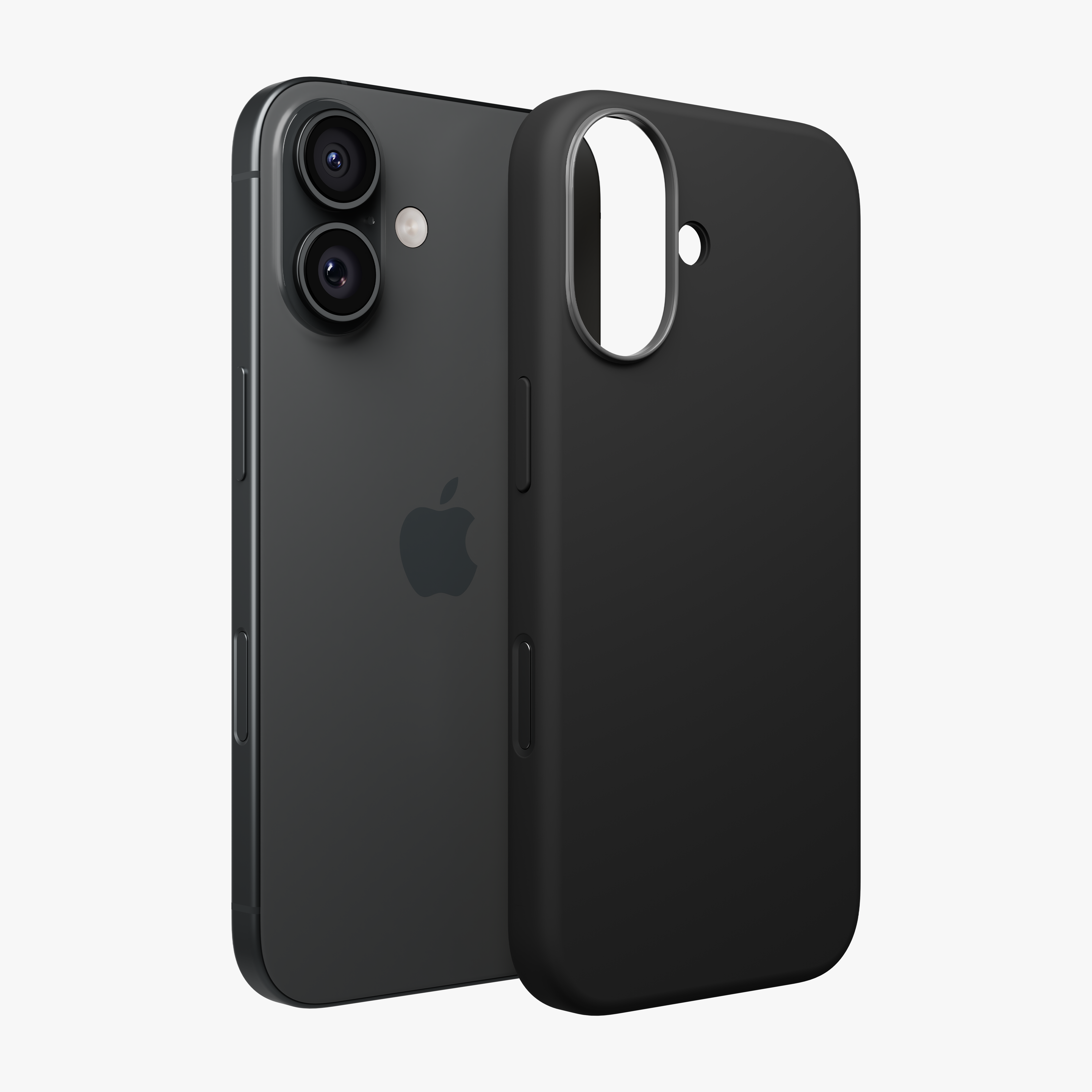 Silicone Snap Fit Case Cover For iPhone 17
