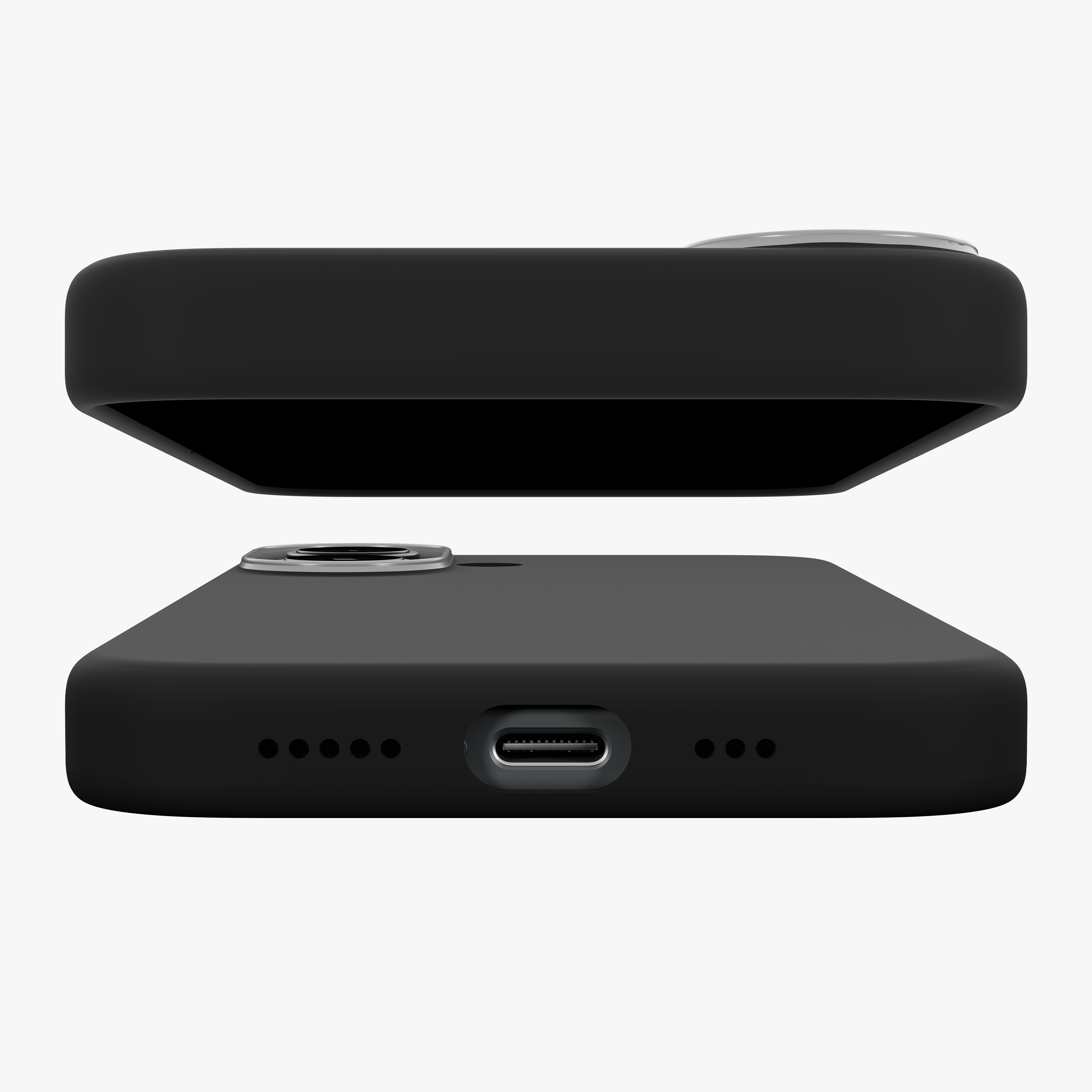 Silicone Snap Fit Case Cover For iPhone 17