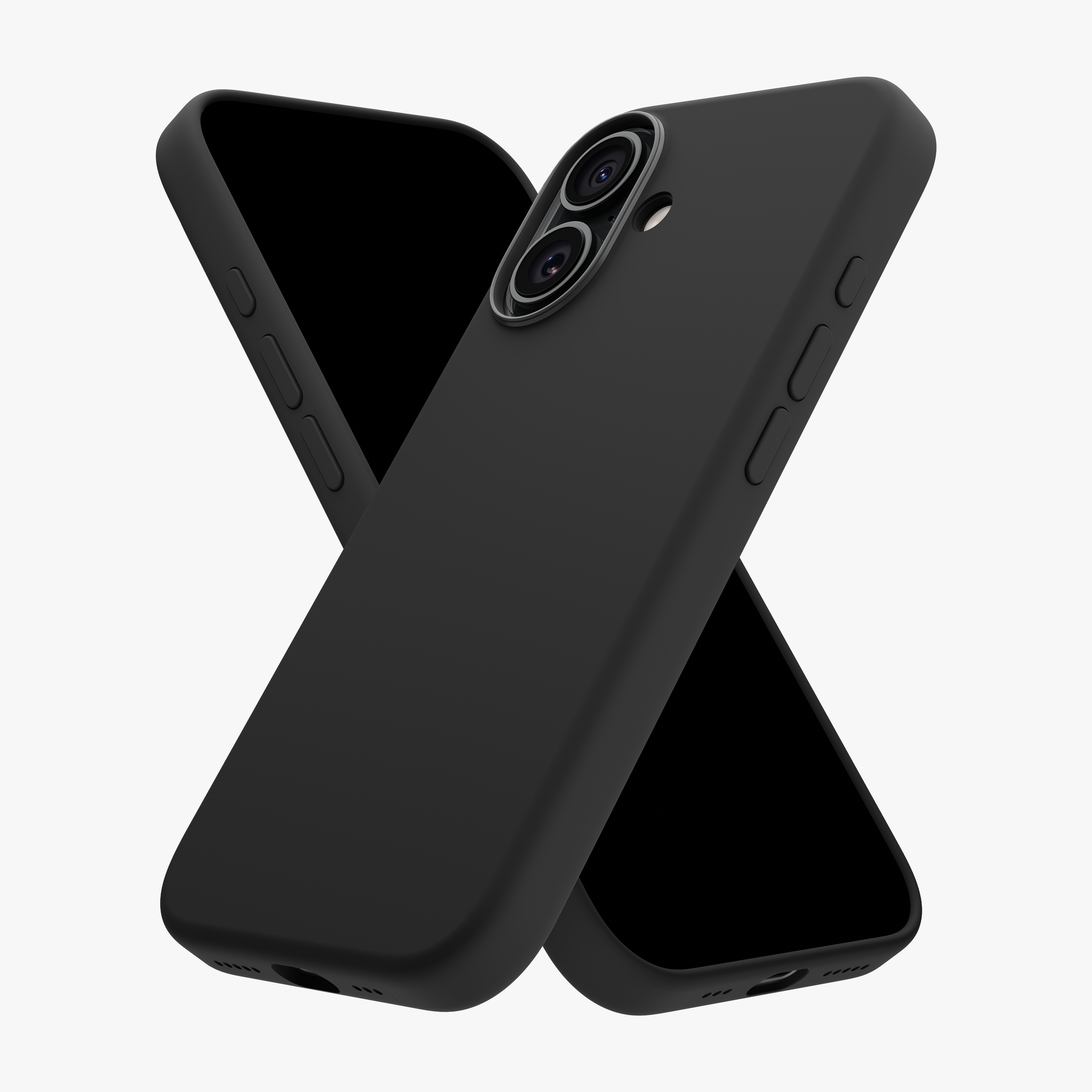 Silicone Snap Fit Case Cover For iPhone 17