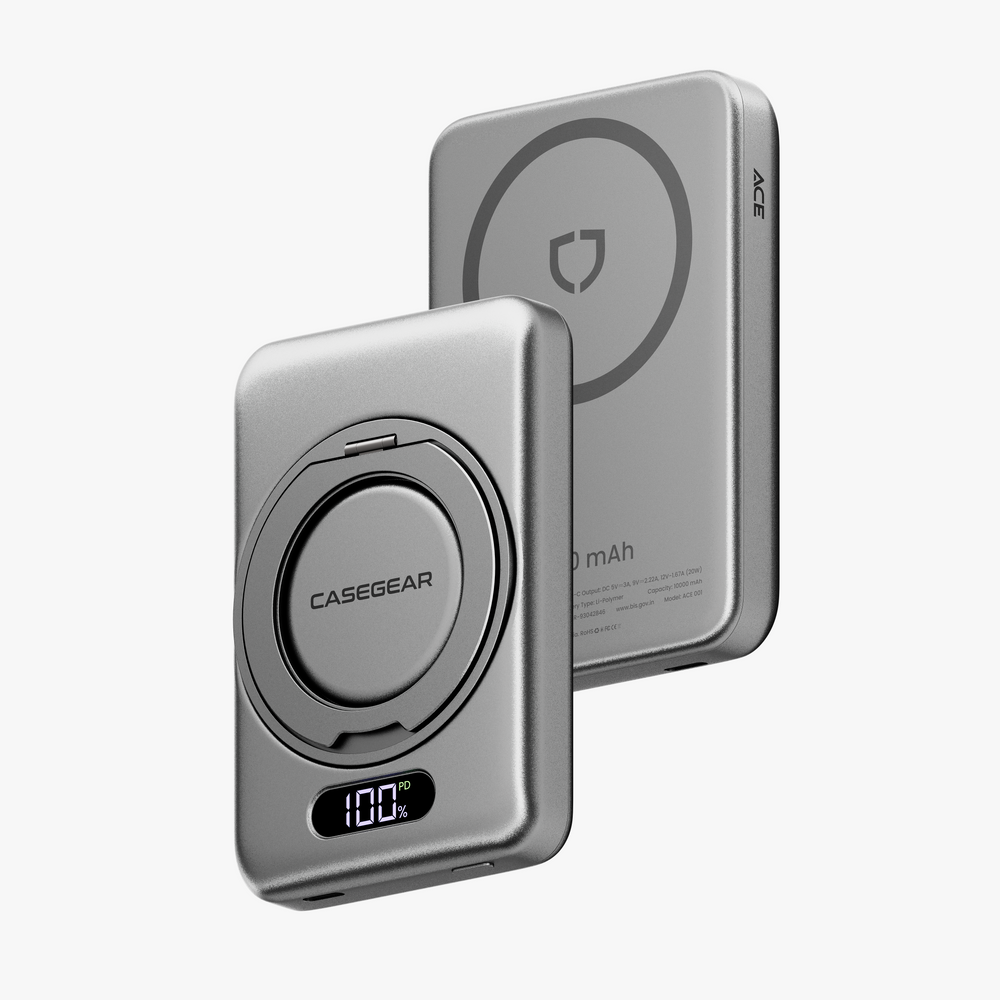 ACE 10000 mAh MagSafe Compatible Aluminium Powerbank For All Day Charging