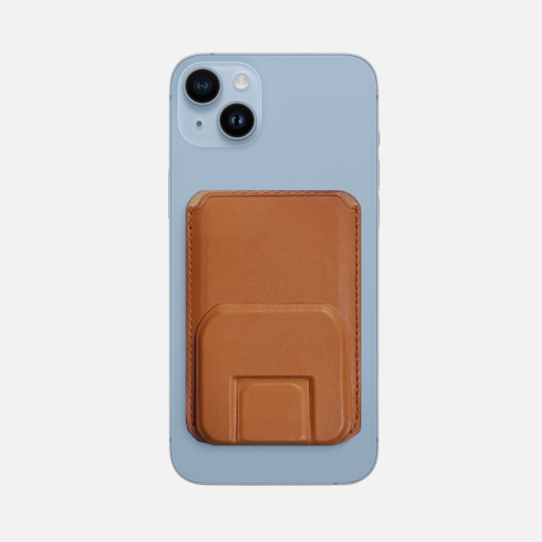 iPhone Leather Wallet with Adjustable Stand