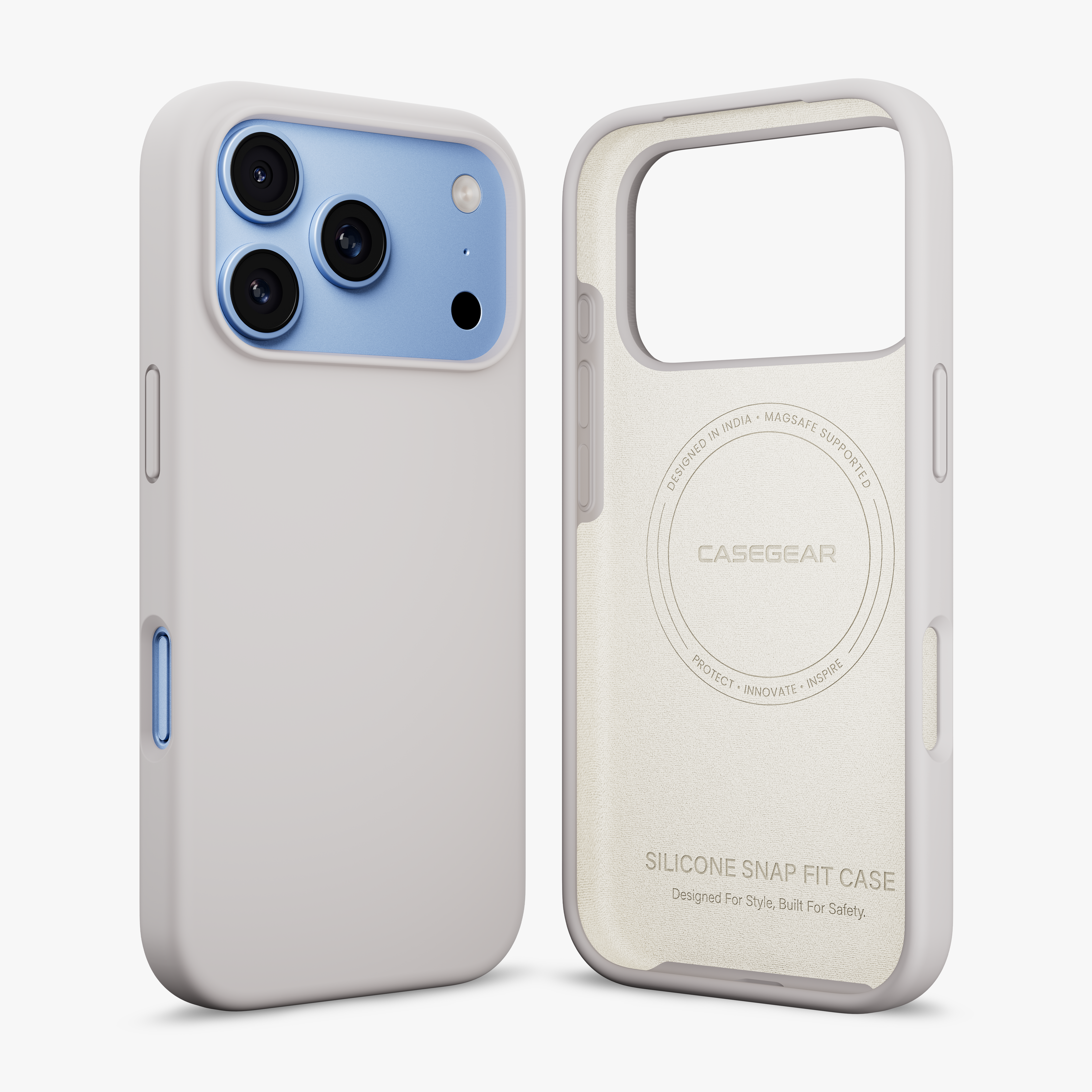 Silicone Snap Fit Case Cover For iPhone 18 Pro