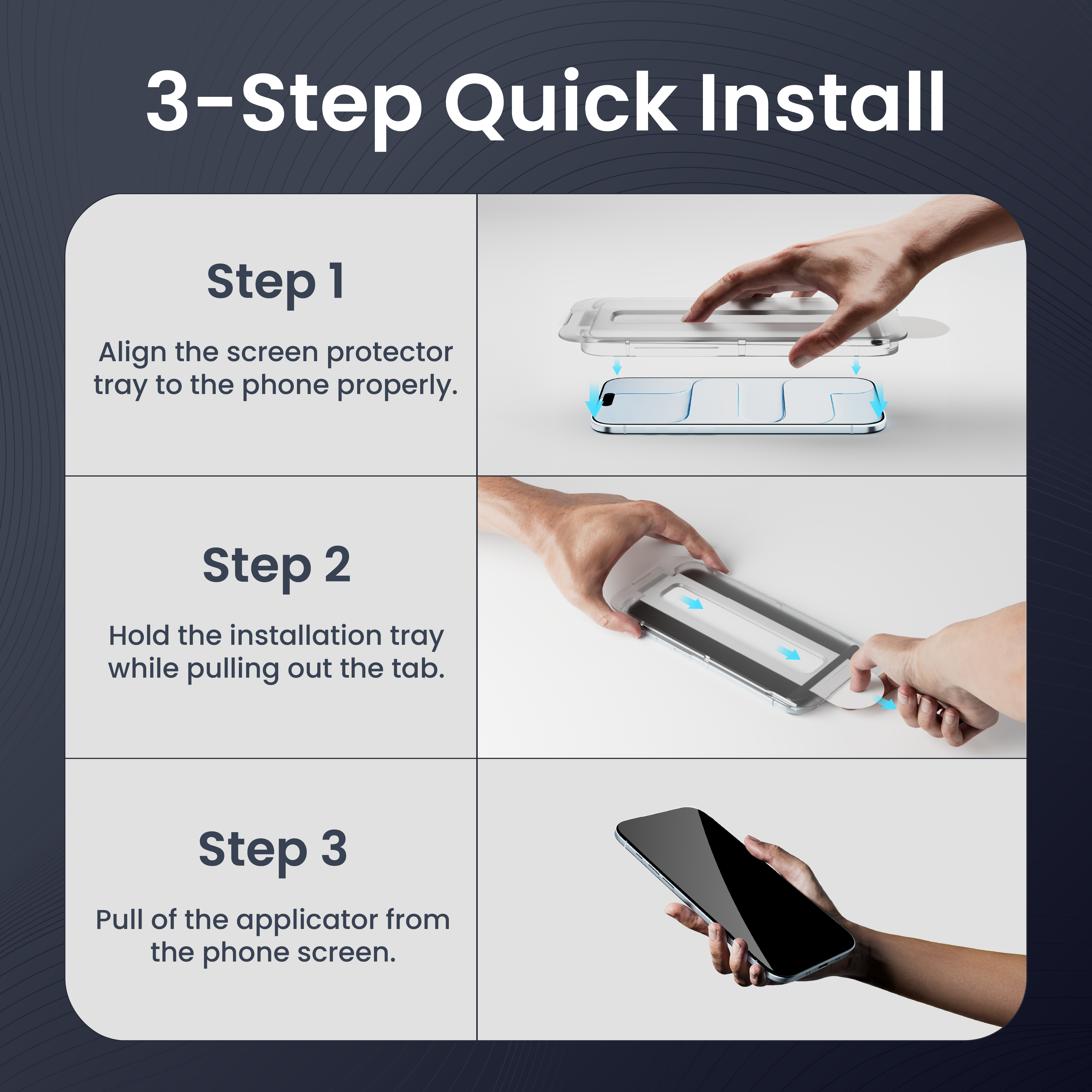 Impact Pro (Privacy) Screen Protector For iPhone Air