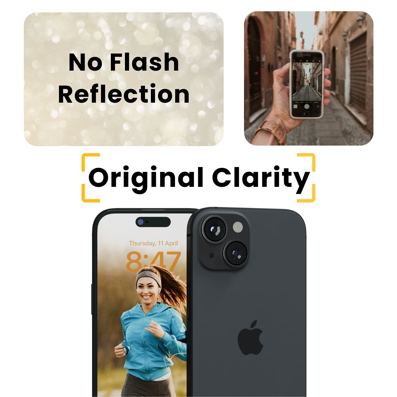 Clear Pro Lens Protector For iPhone 15 Plus