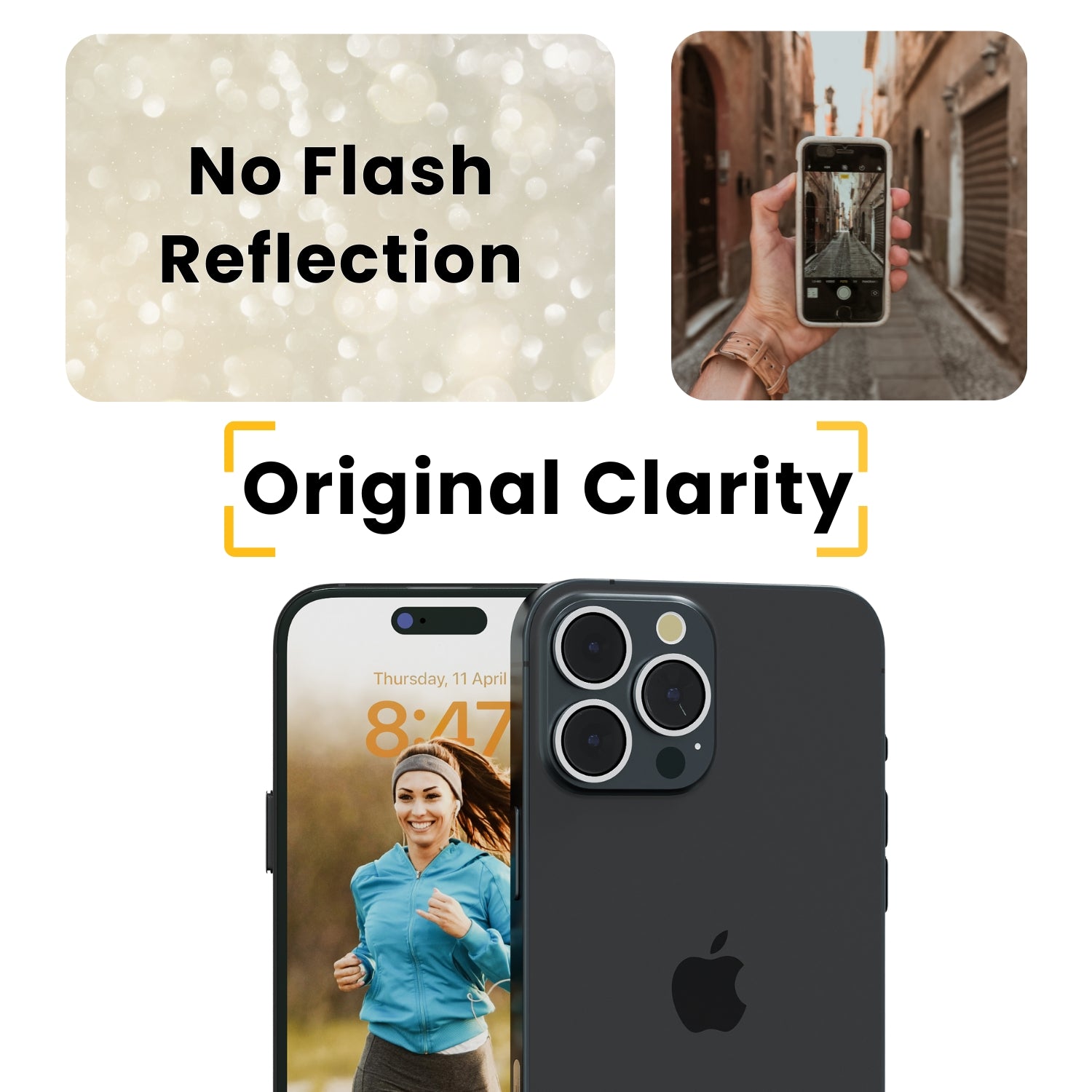 Clear Pro Lens Protector For iPhone 15 Pro Max