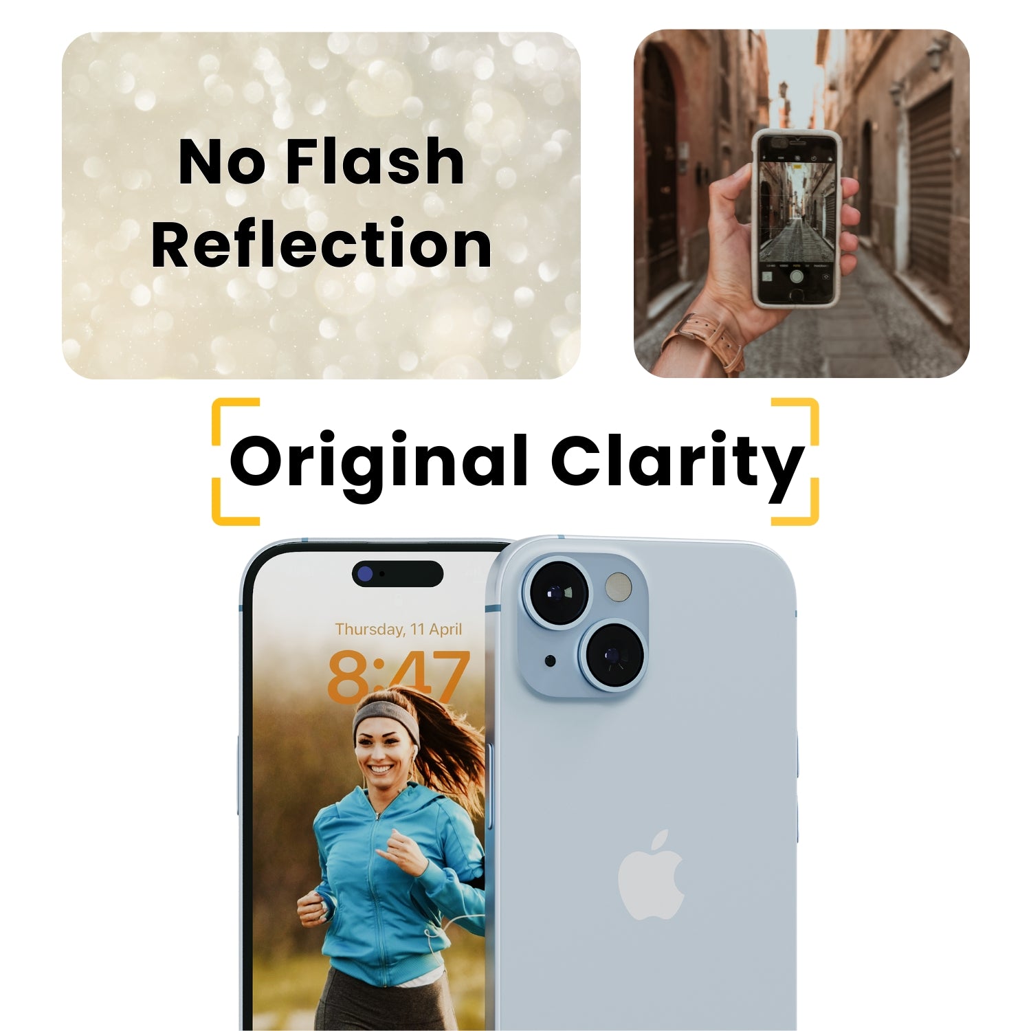 Clear Pro Lens Protector For iPhone 15