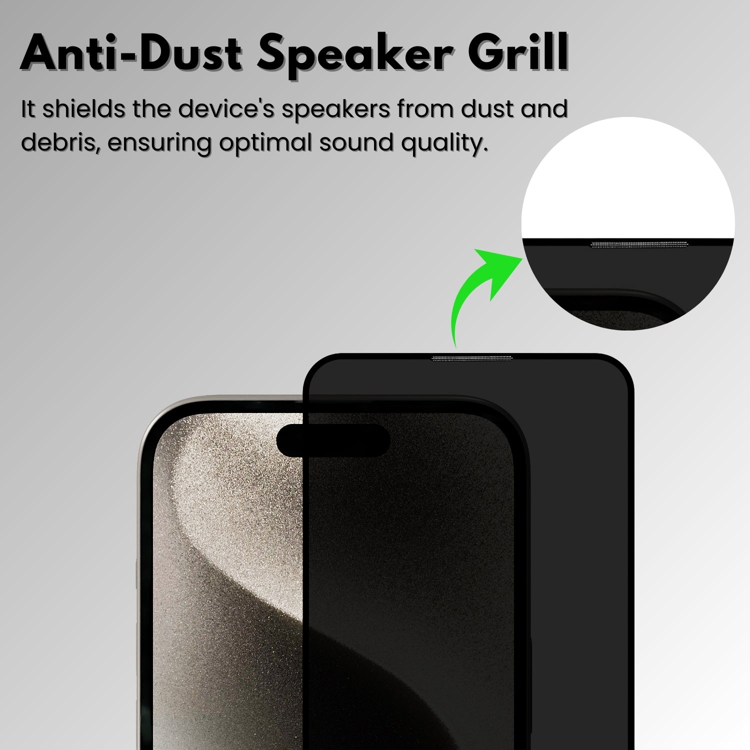 Impact Pro (Privacy) Screen Protector For iPhone 15 Pro Max