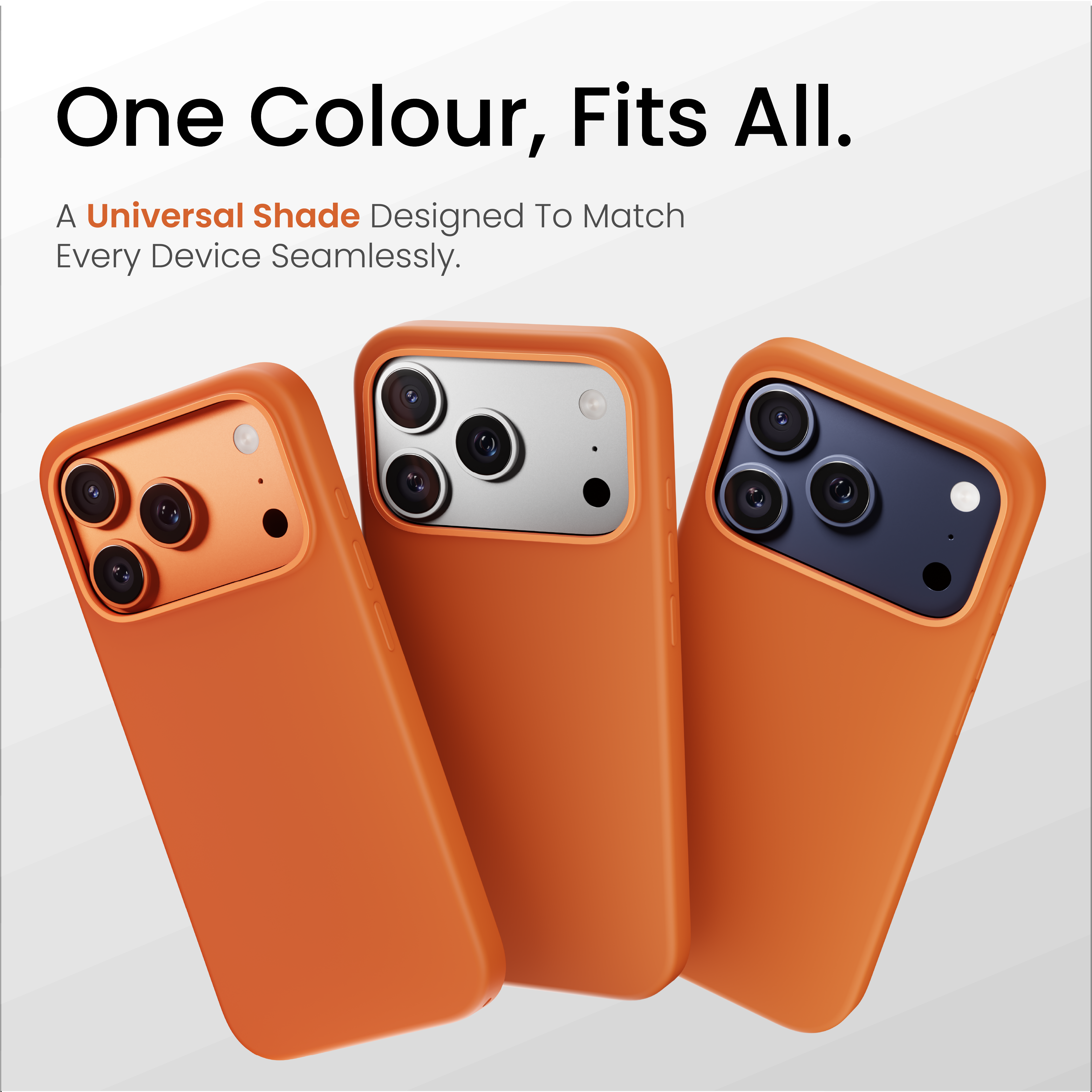 Silicone Snap Fit Case Cover For iPhone 17 Pro Max