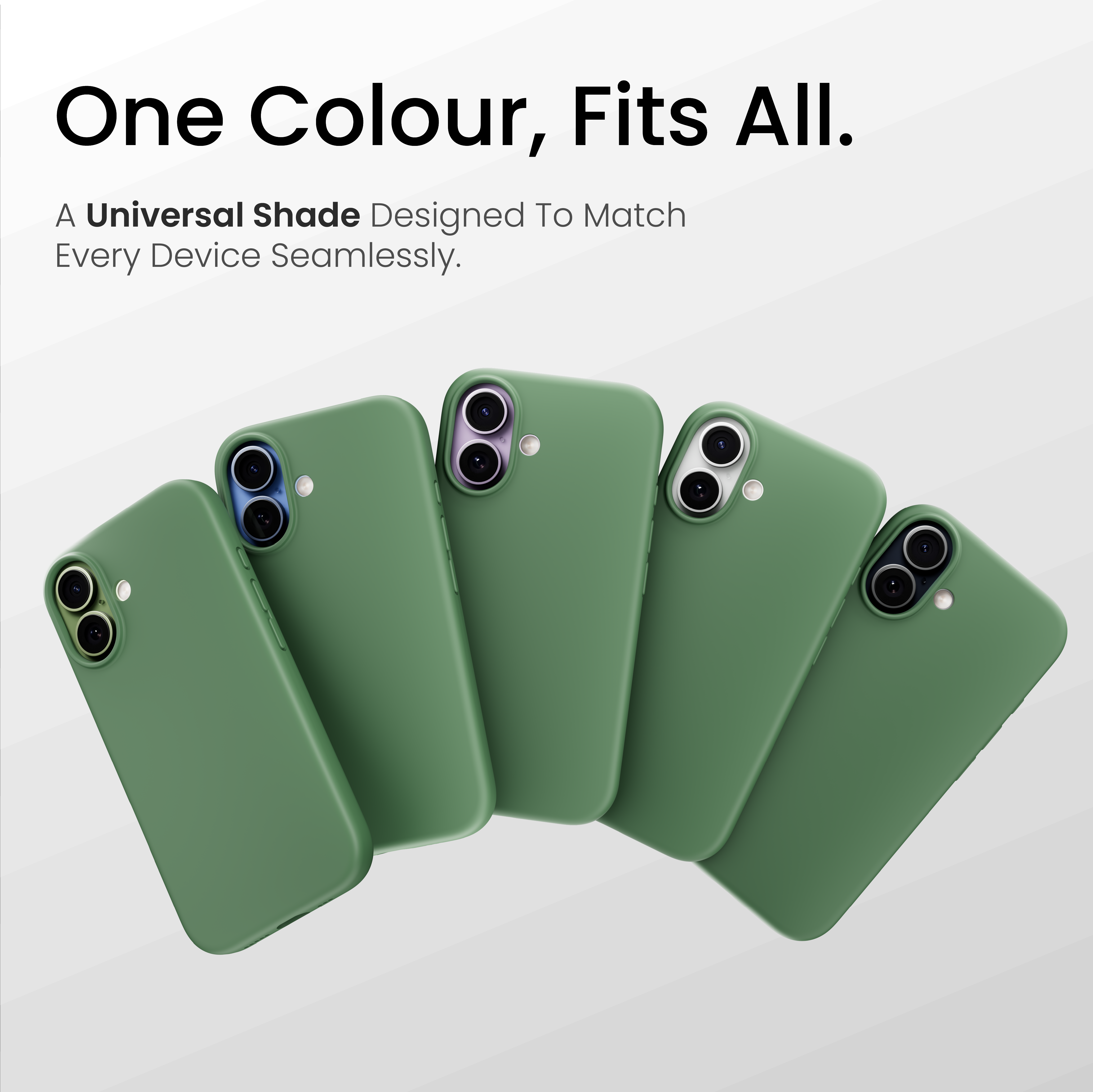 Silicone Snap Fit Case Cover For iPhone 17