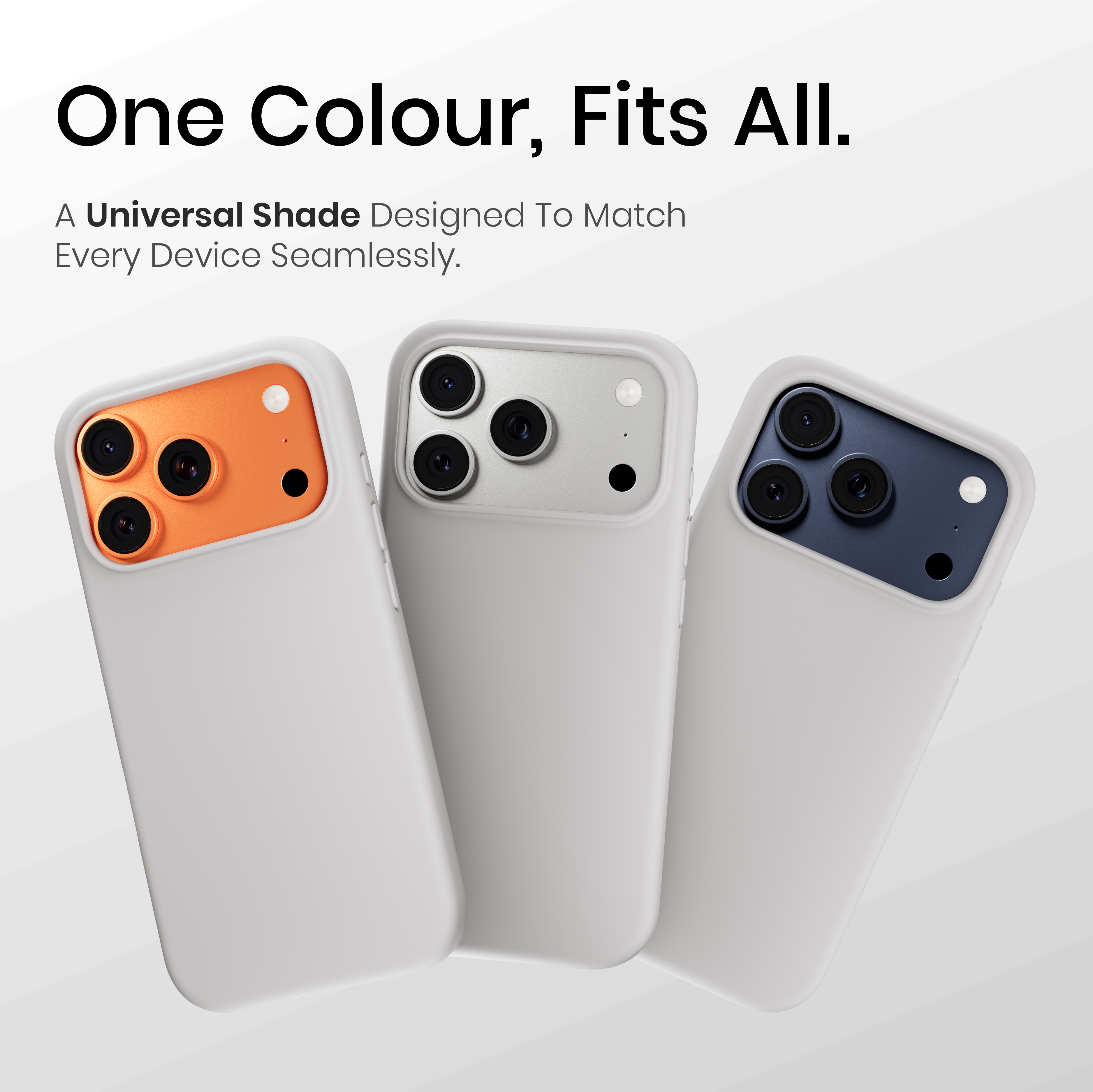 Silicone Snap Fit Case Cover For iPhone 17 Pro Max