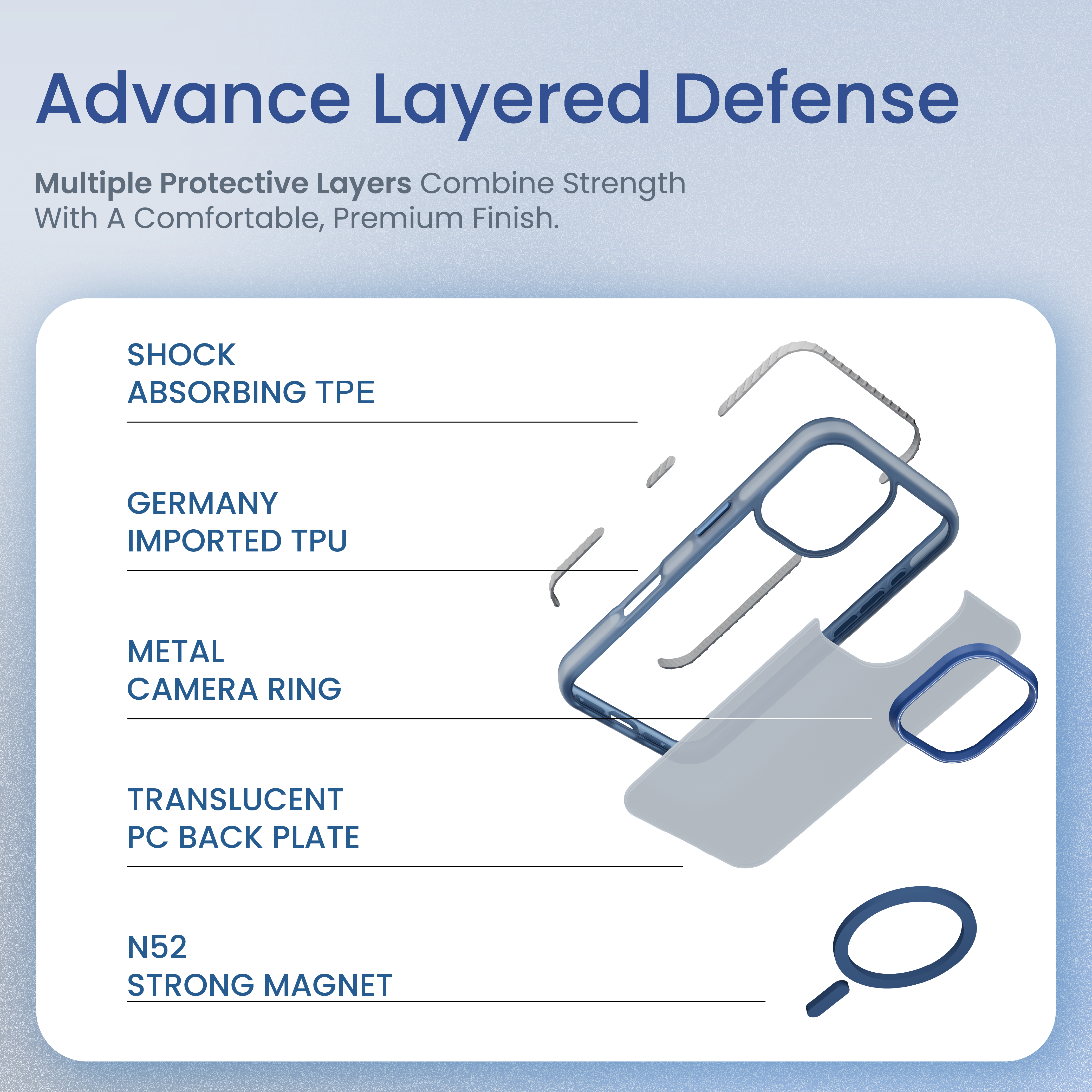 Bold Pro Case Cover For iPhone 17