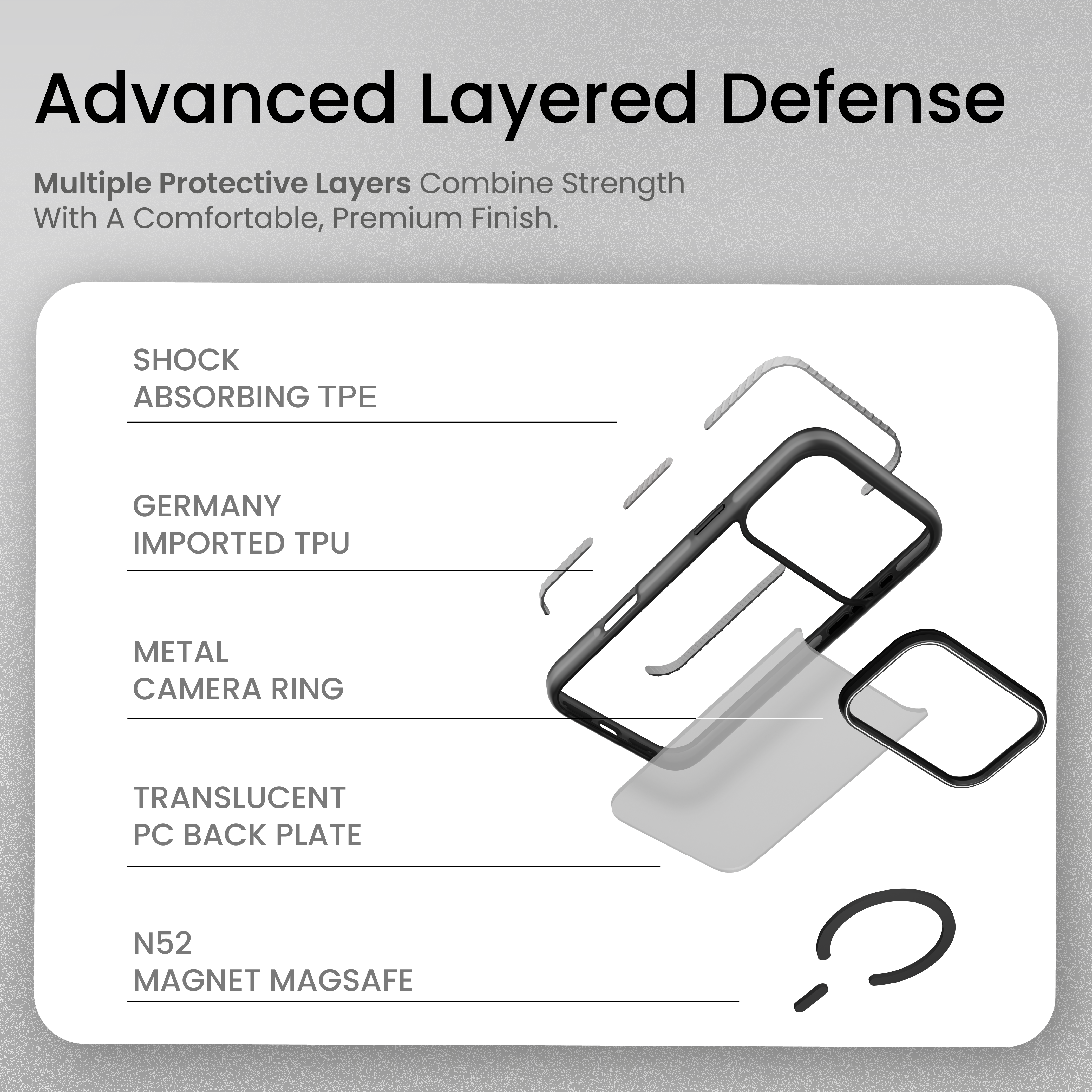 Bold Pro Case Cover For iPhone 17 Pro