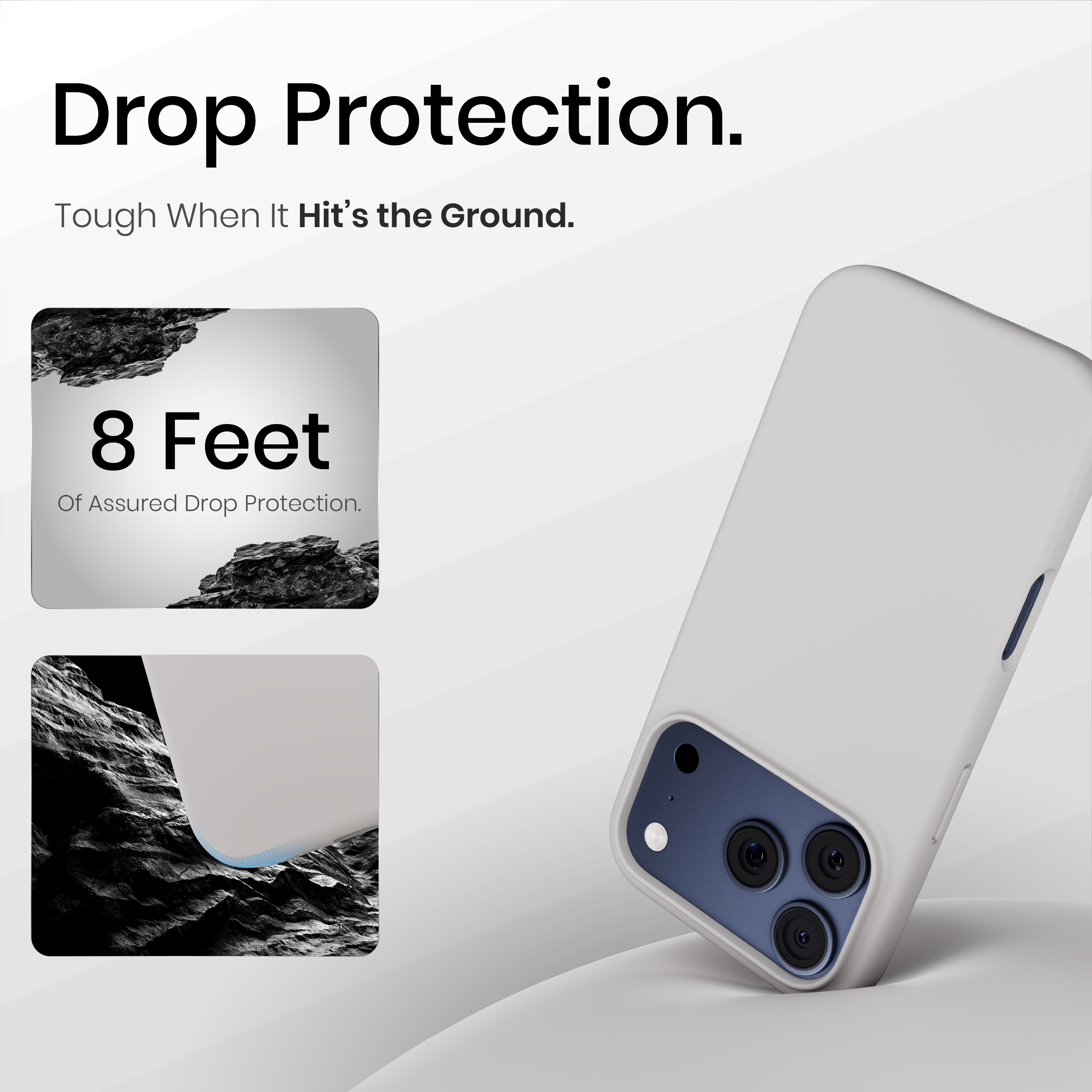 Silicone Snap Fit Case Cover For iPhone 17 Pro Max