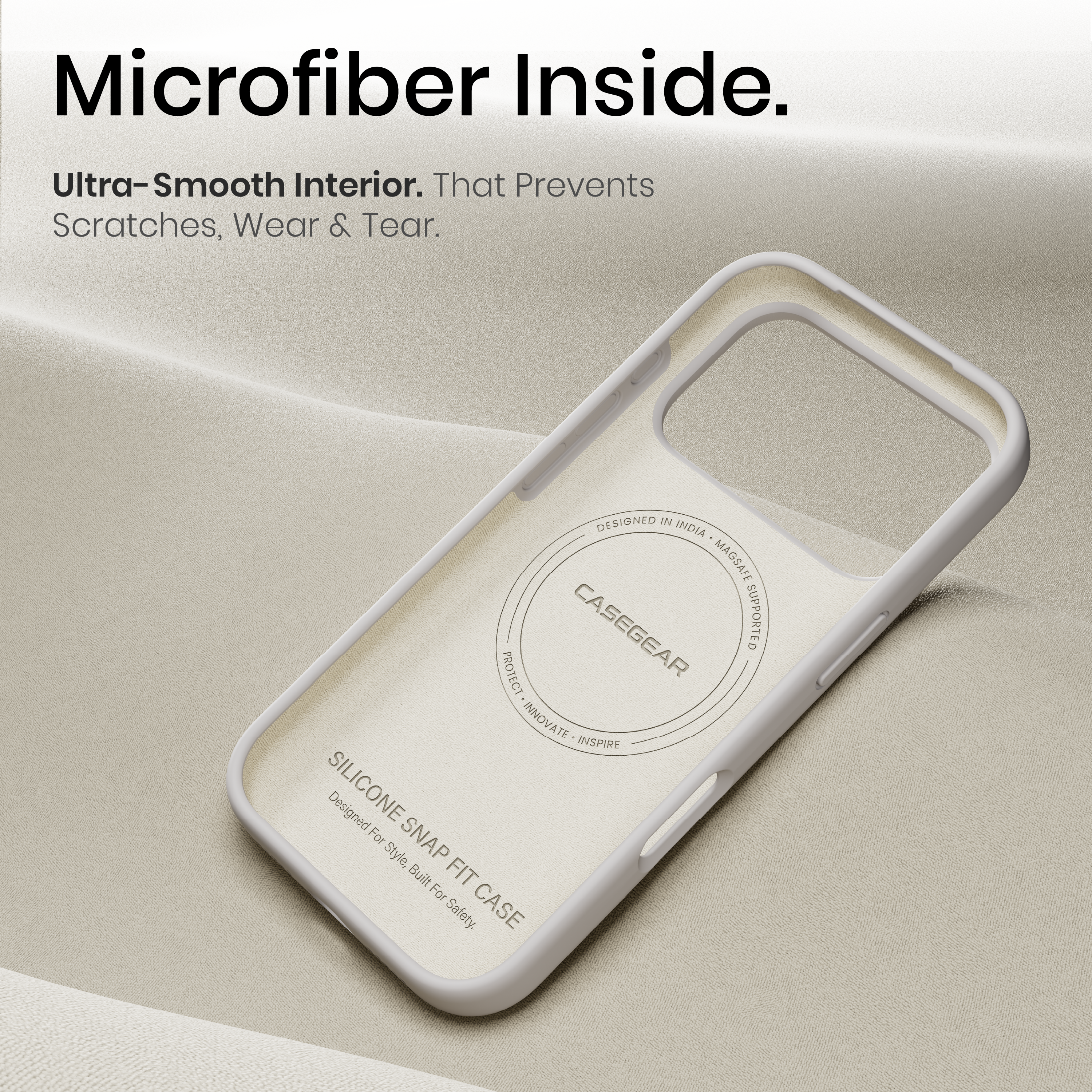 Silicone Snap Fit Case Cover For iPhone 17 Pro Max