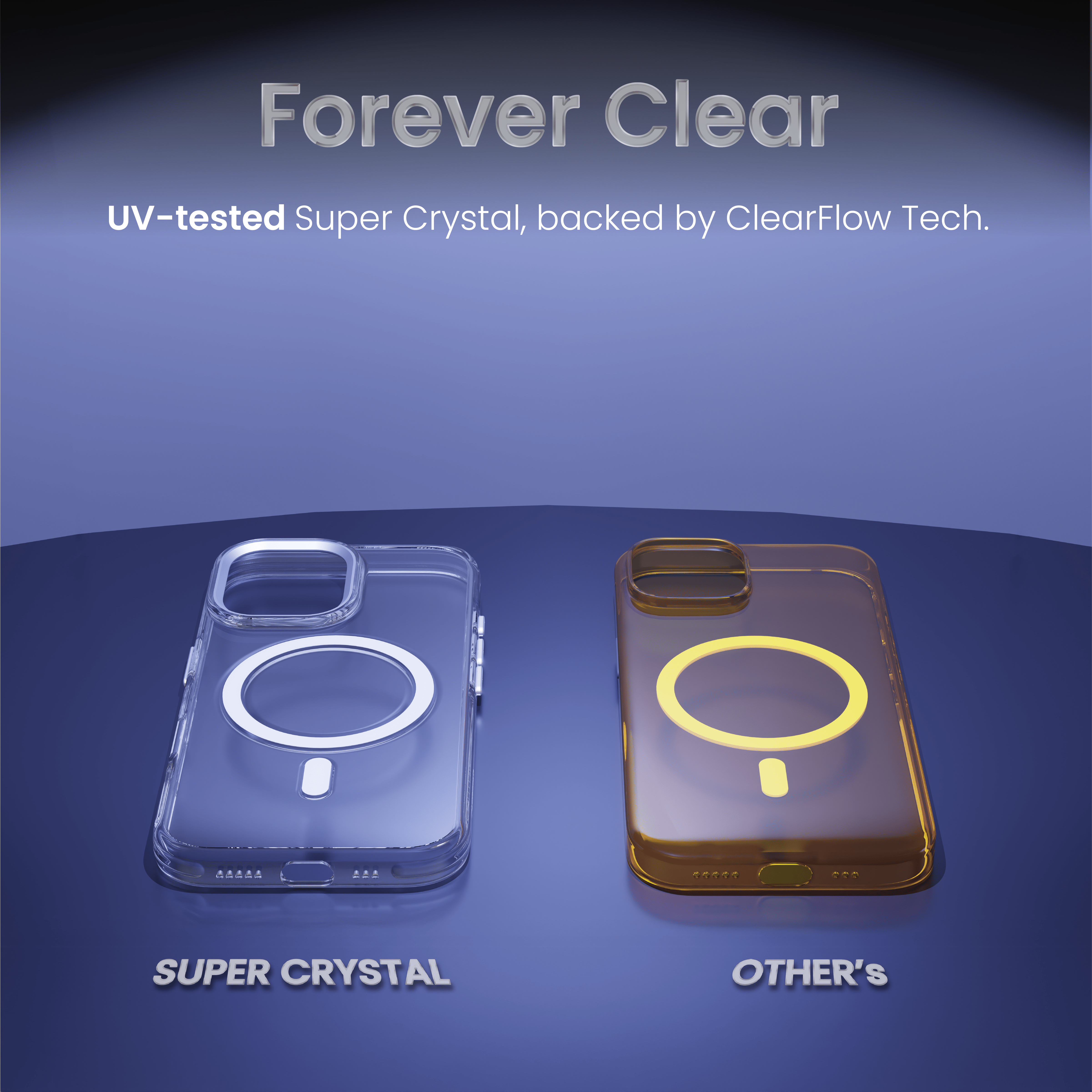 Super Crystal Case Cover For iPhone 17