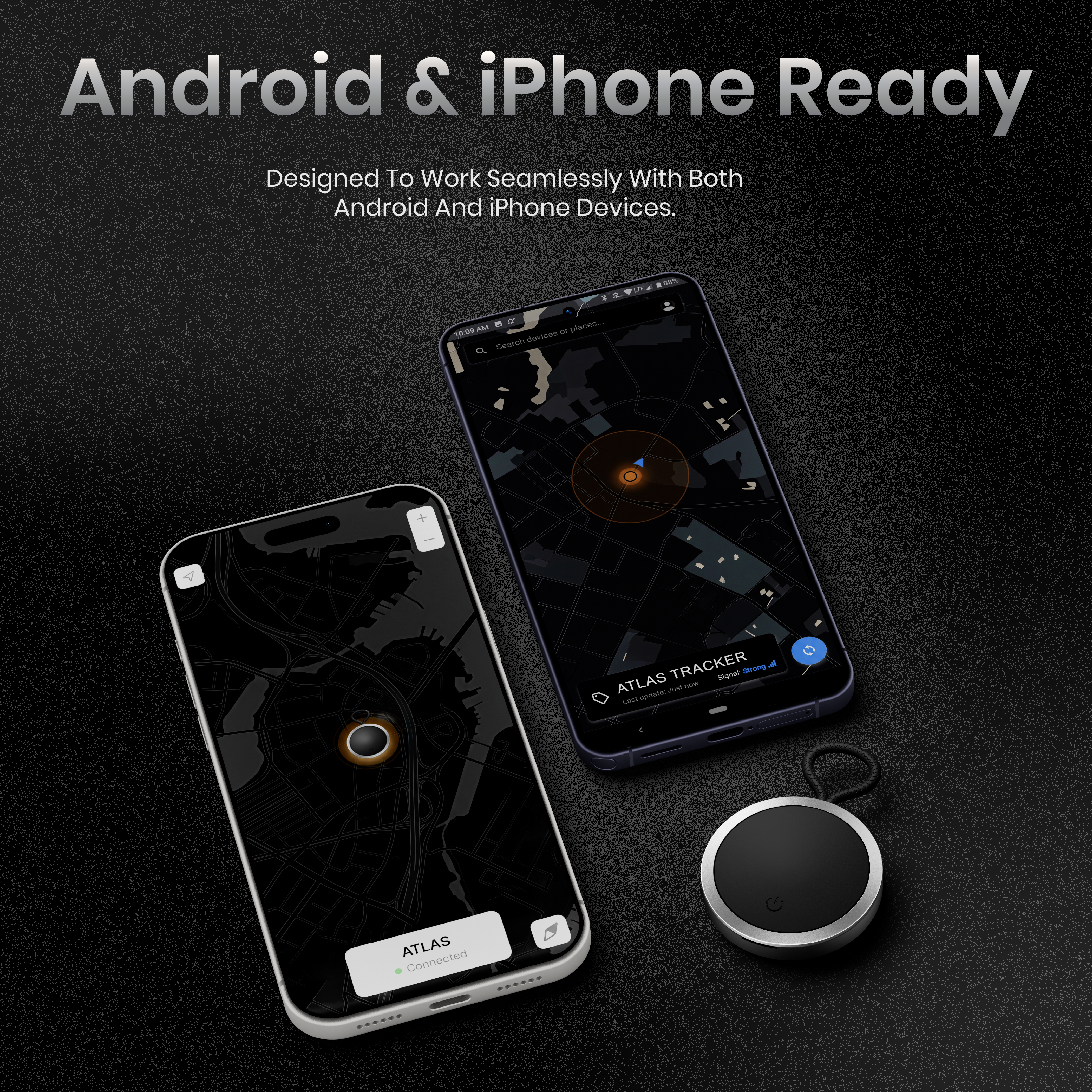 Atlas Universal Smart Tracker For Both IOS & Android