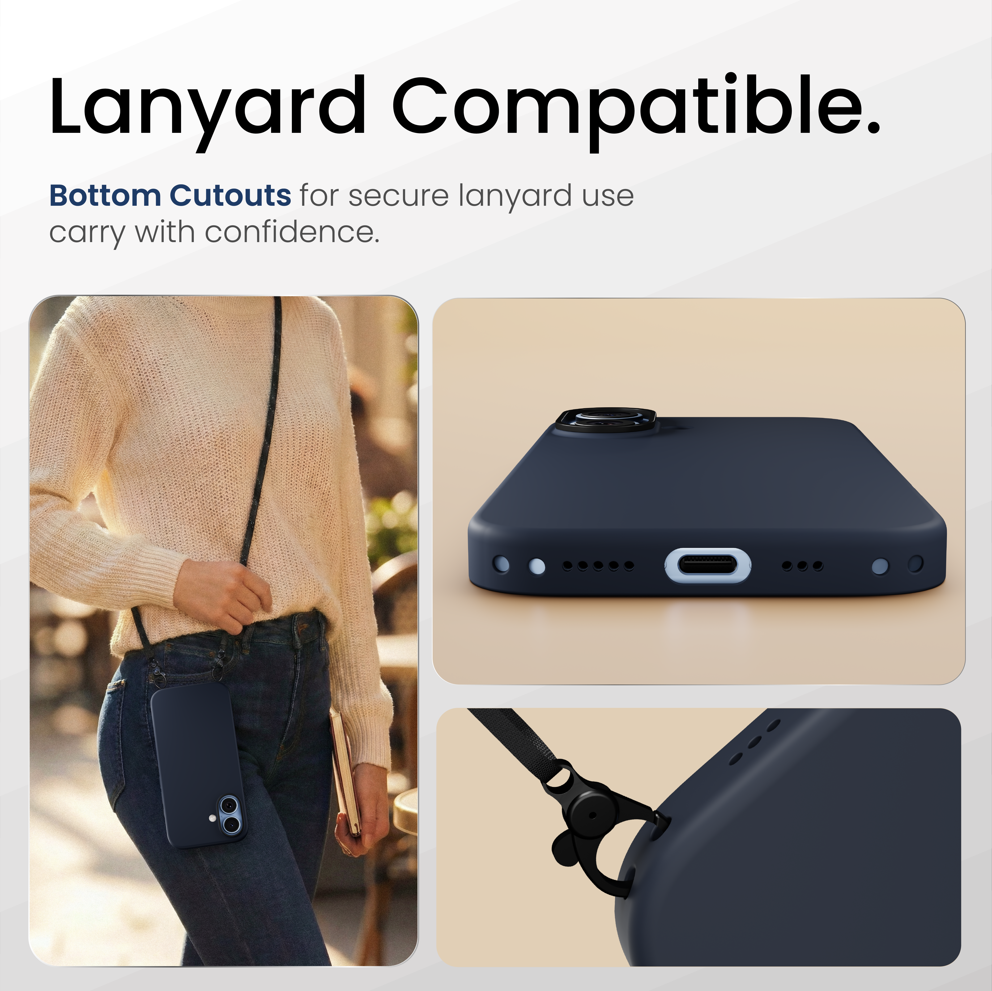 Silicone Snap Fit Case Cover For iPhone 17