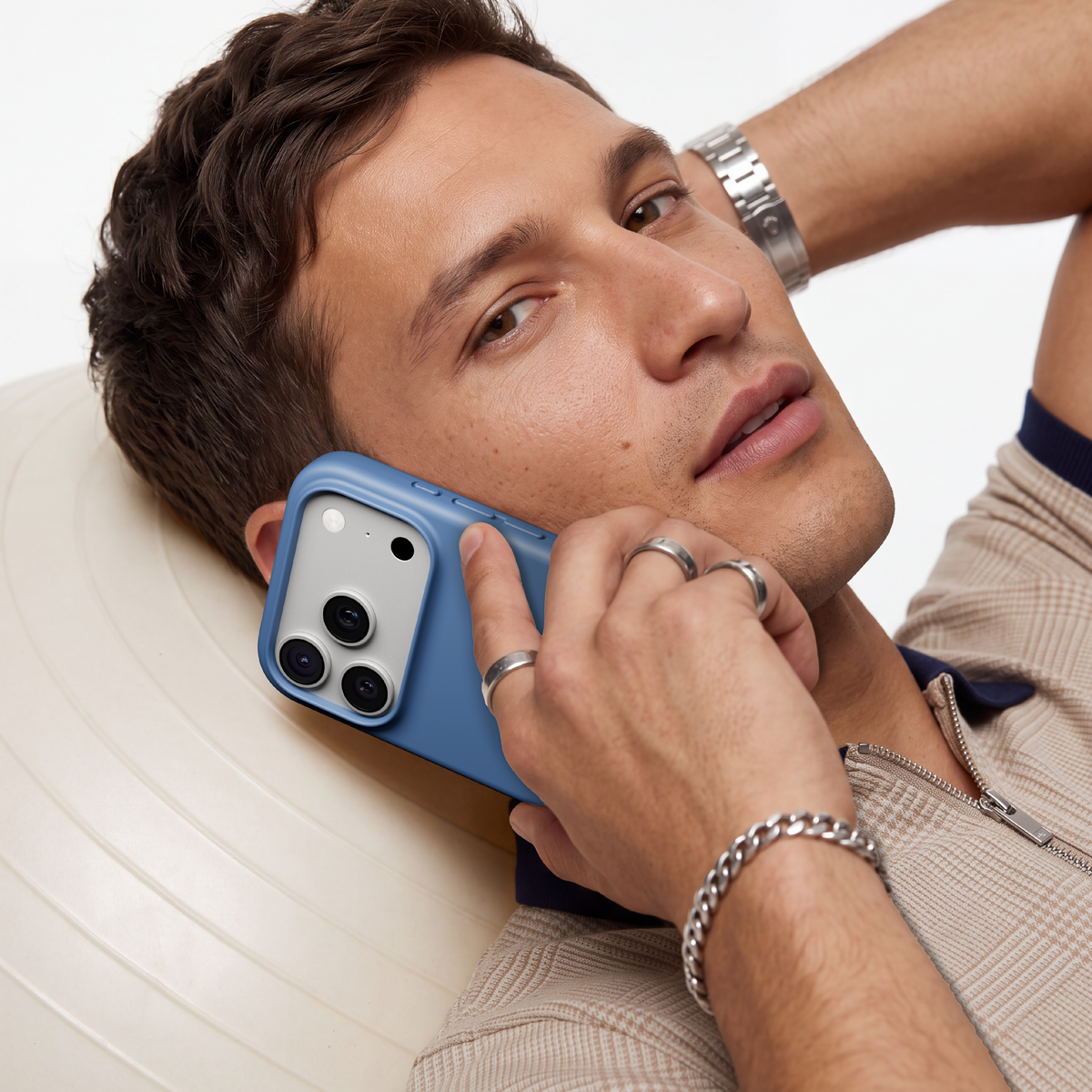 Silicone Snap Fit Case Cover For iPhone 18 Pro