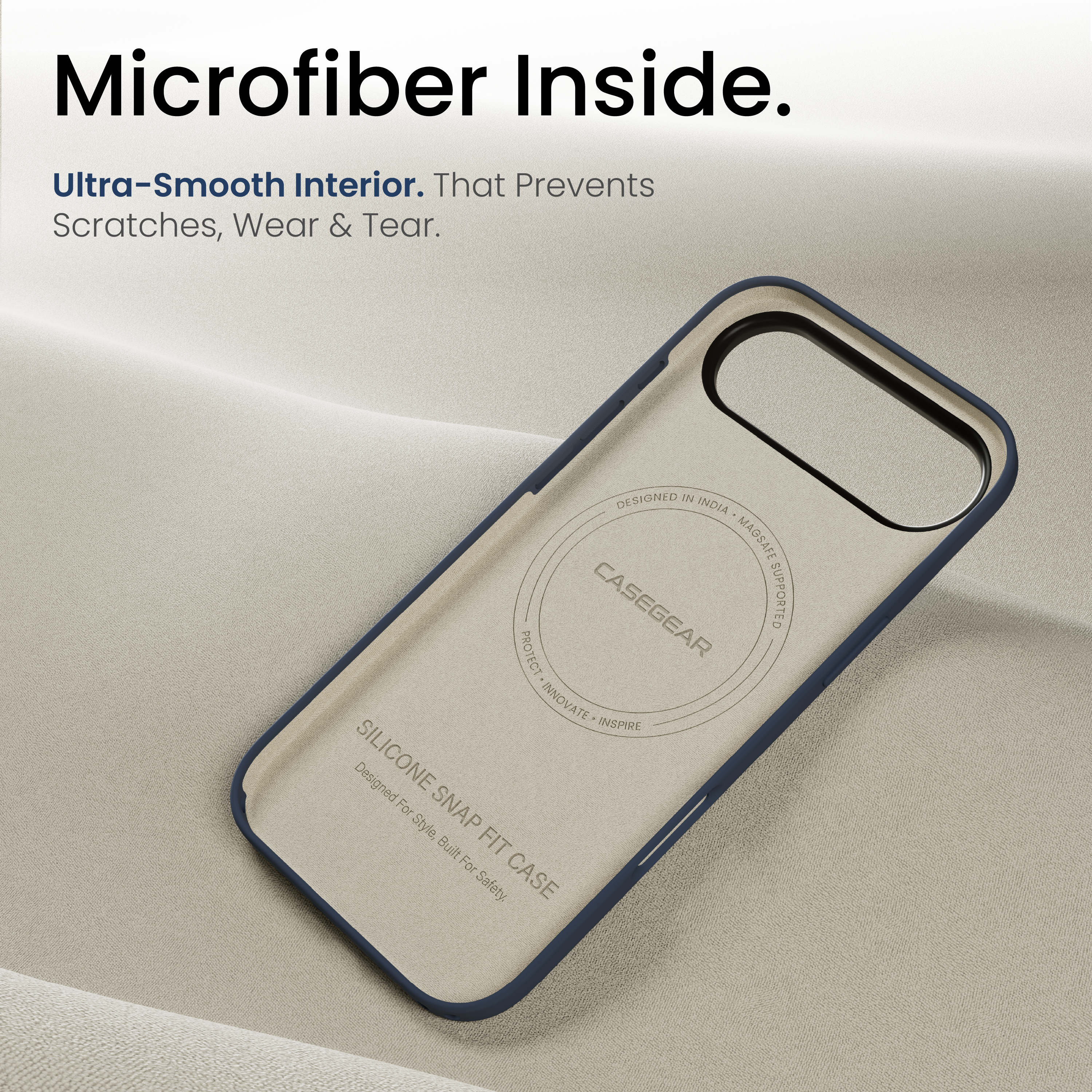 Silicone Snap Fit Case Cover For iPhone Air