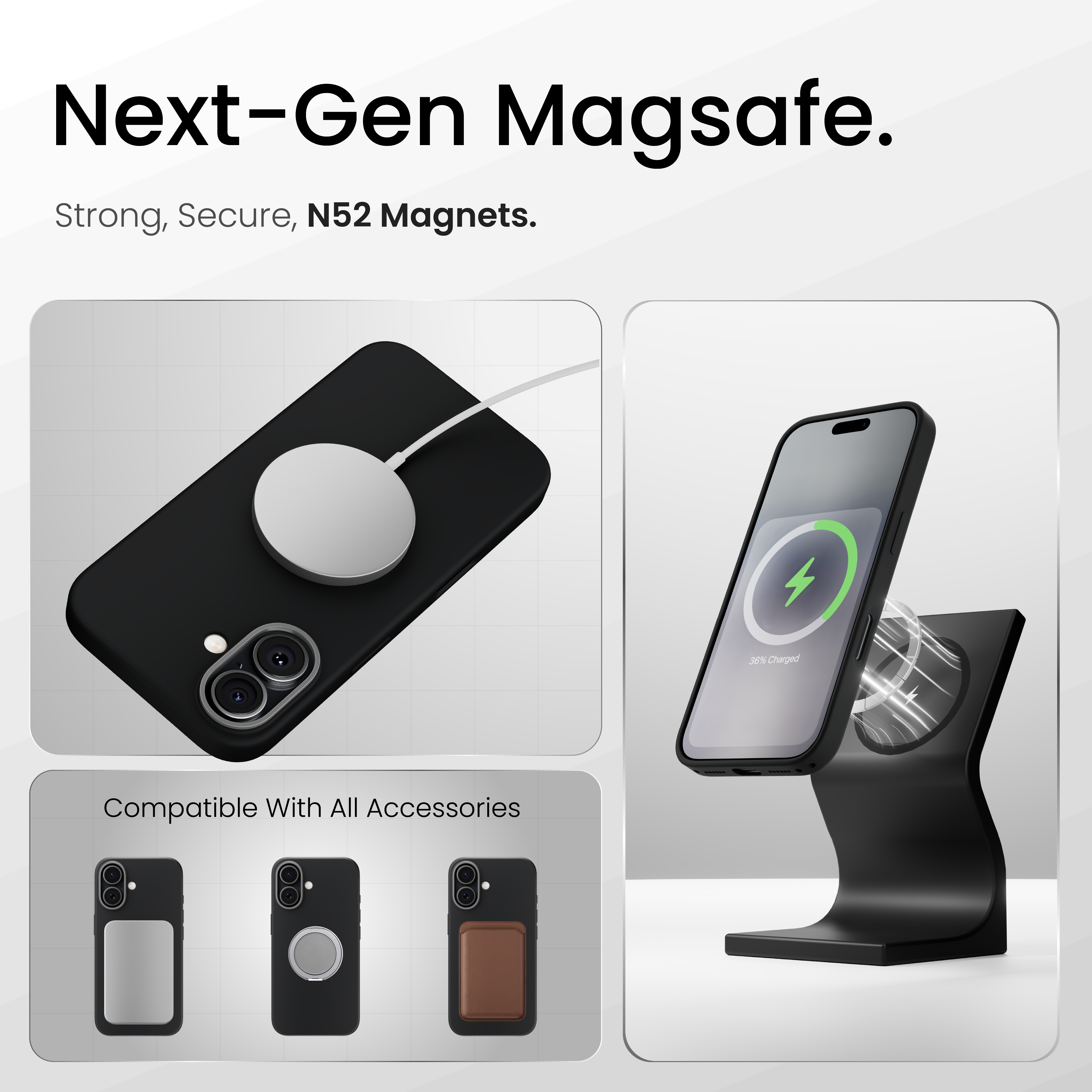 Silicone Snap Fit Case Cover For iPhone 17