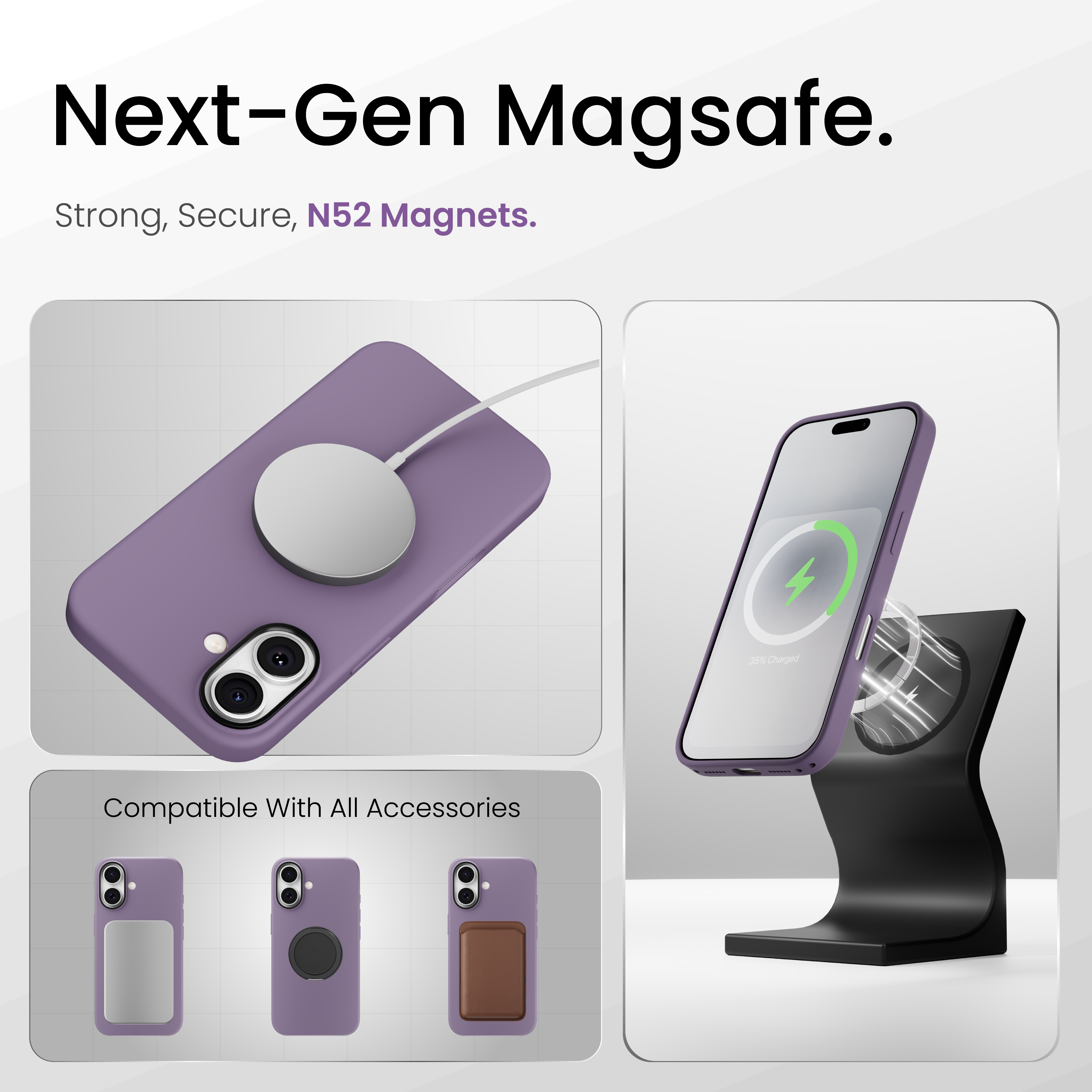 Silicone Snap Fit Case Cover For iPhone 17