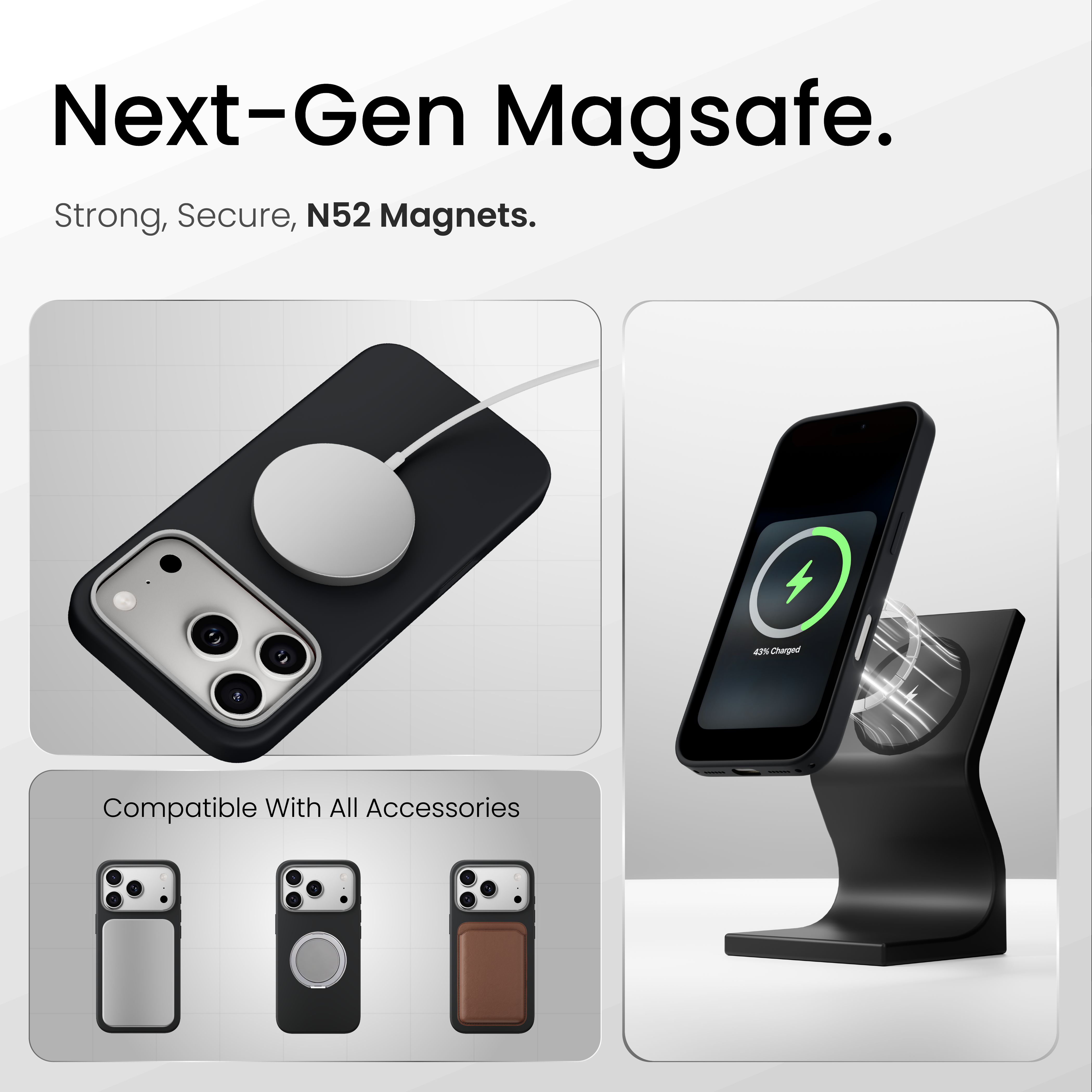 Silicone Snap Fit Case Cover For iPhone 17 Pro Max